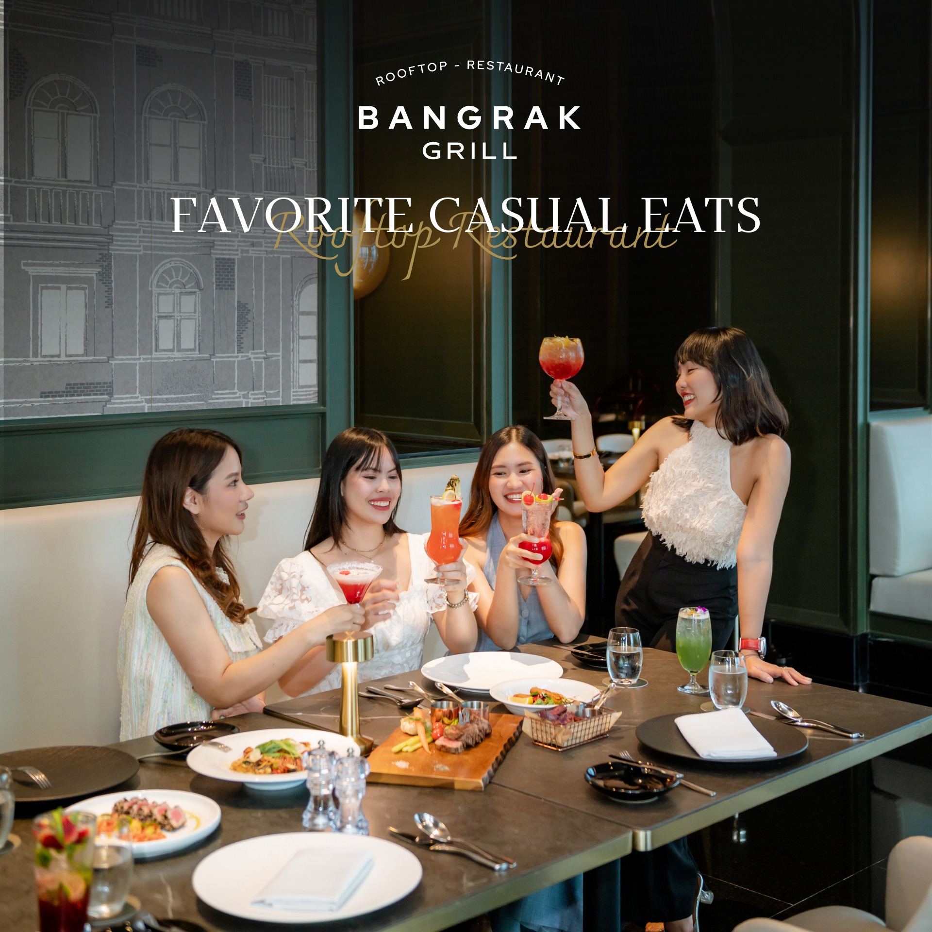 Bangrak Grill Rooftop Restaurant Facebook ad