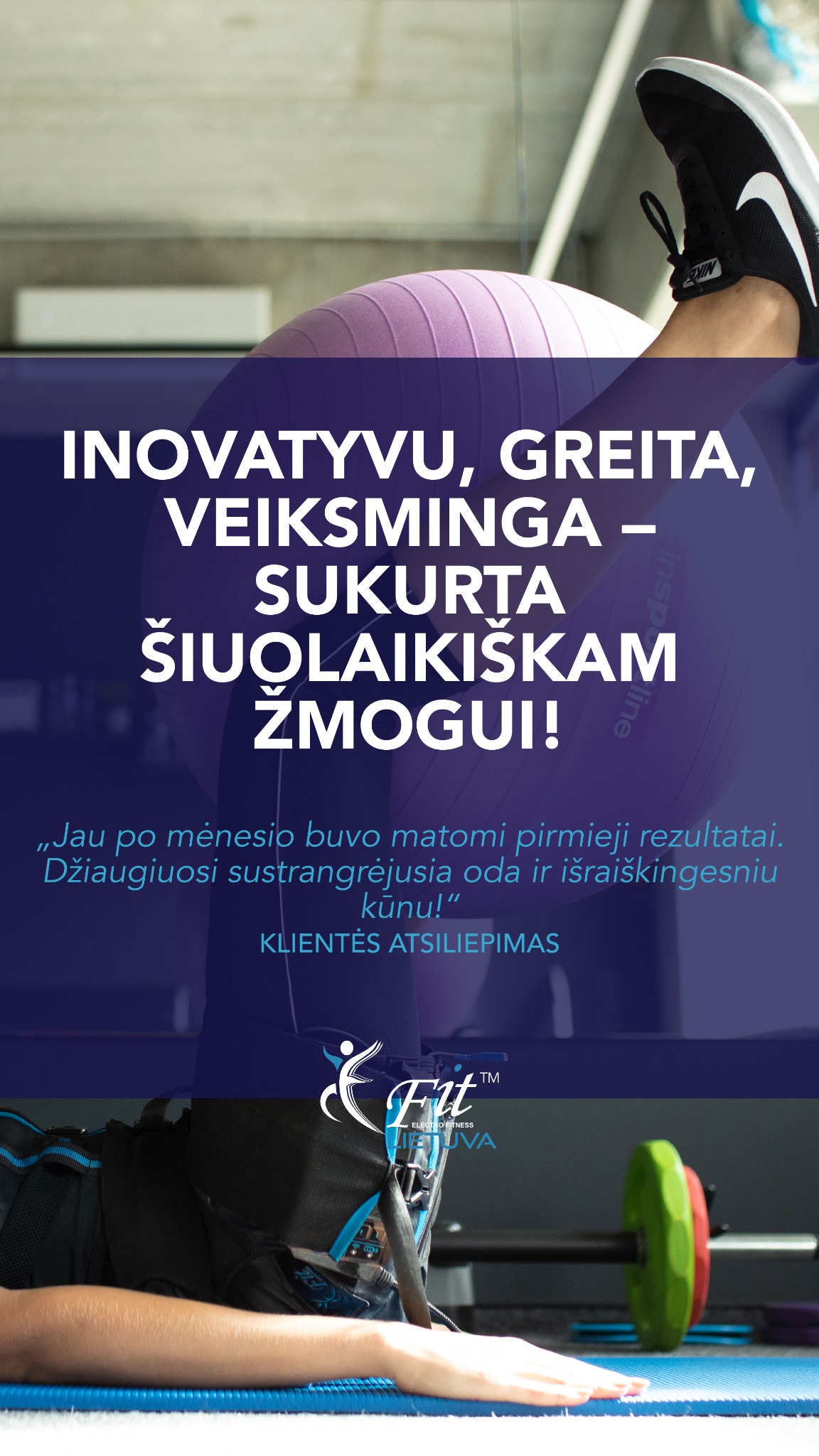 E-Fit Lietuva Facebook ad