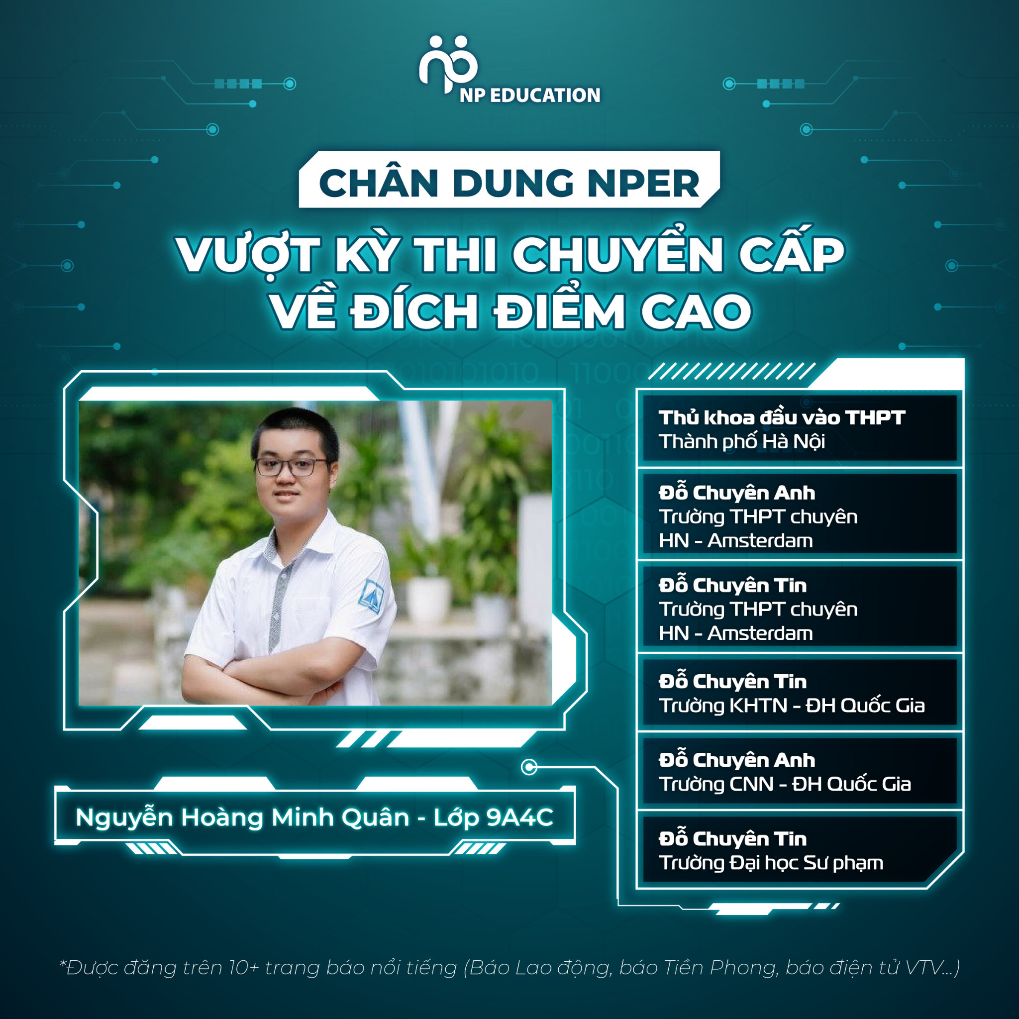 Trung tâm Ngoại ngữ NP Education Facebook ad: Chat trong Messenger