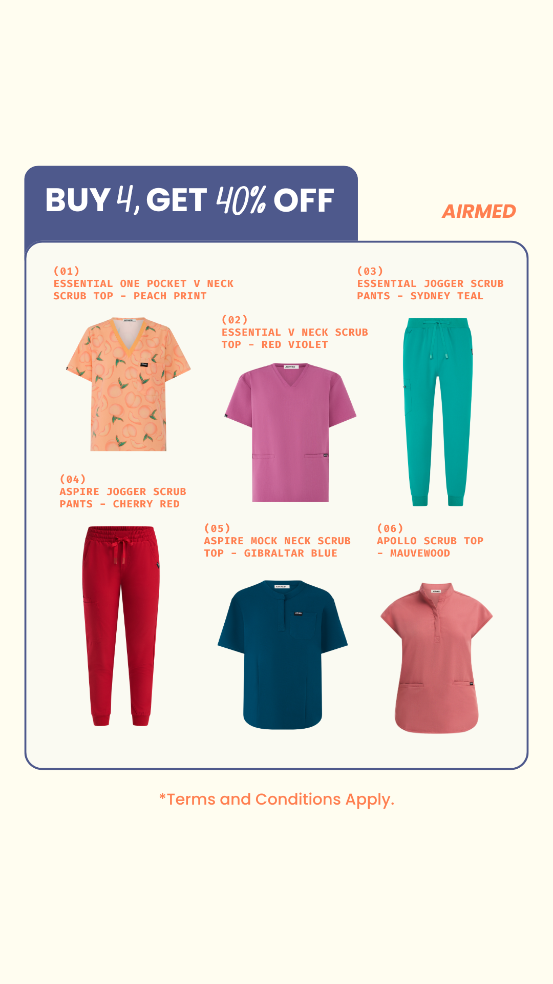 Airmed Scrubs Facebook ad
