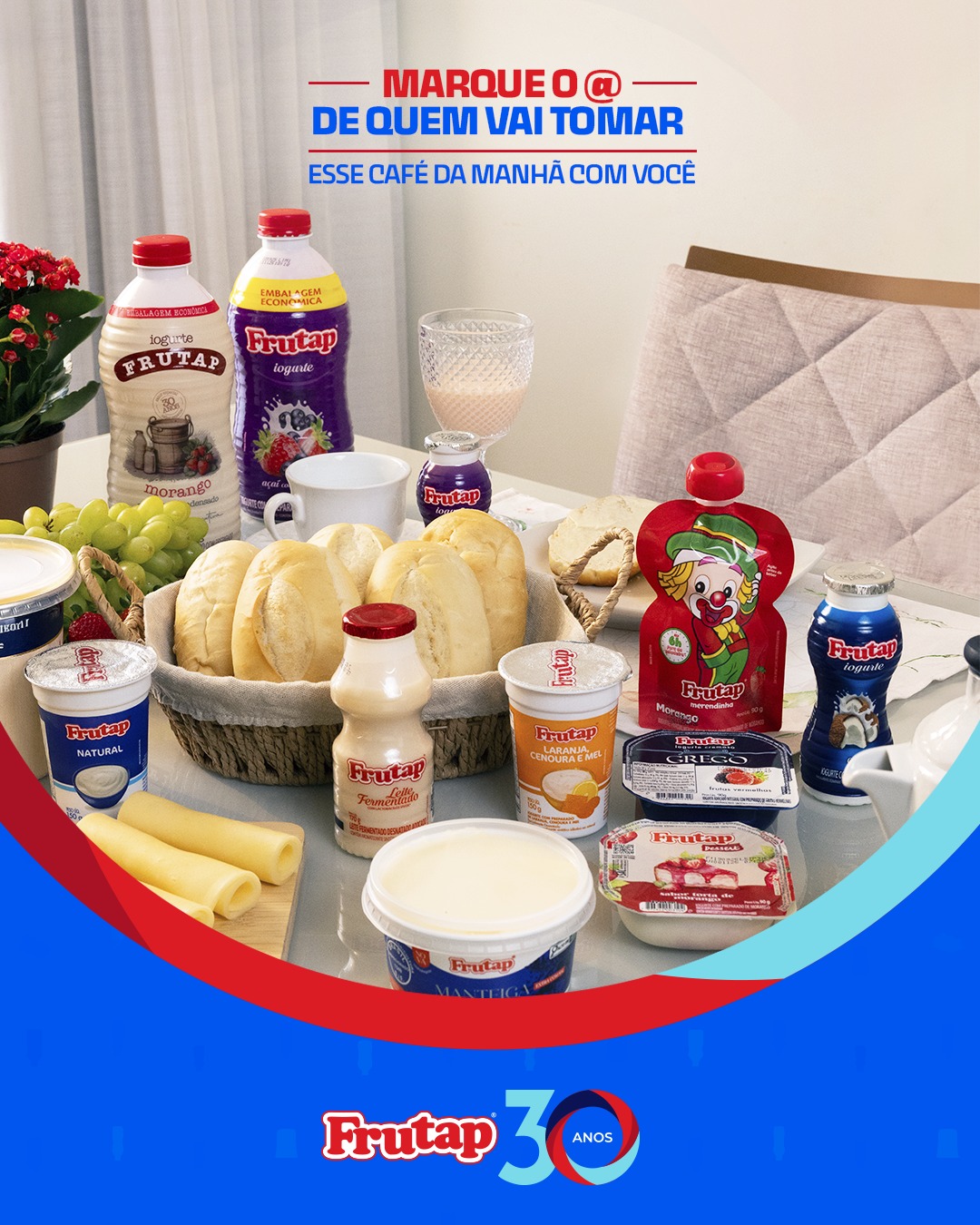 FRUTAP Facebook ad: Seu dia também pode começar assim: leve, colorido…
