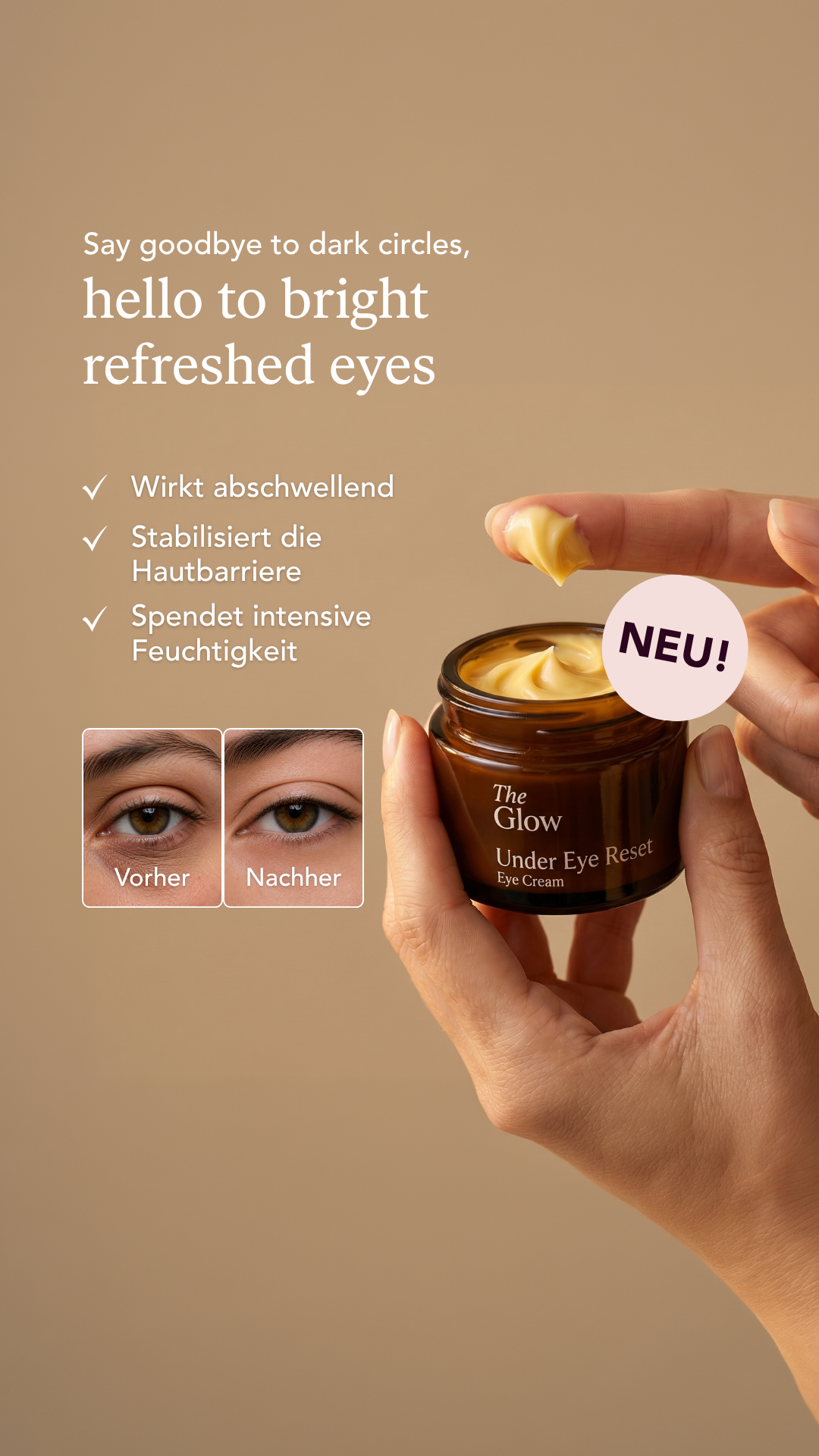 The Glow - Organic Skincare Facebook ad from Jul 13, 2026