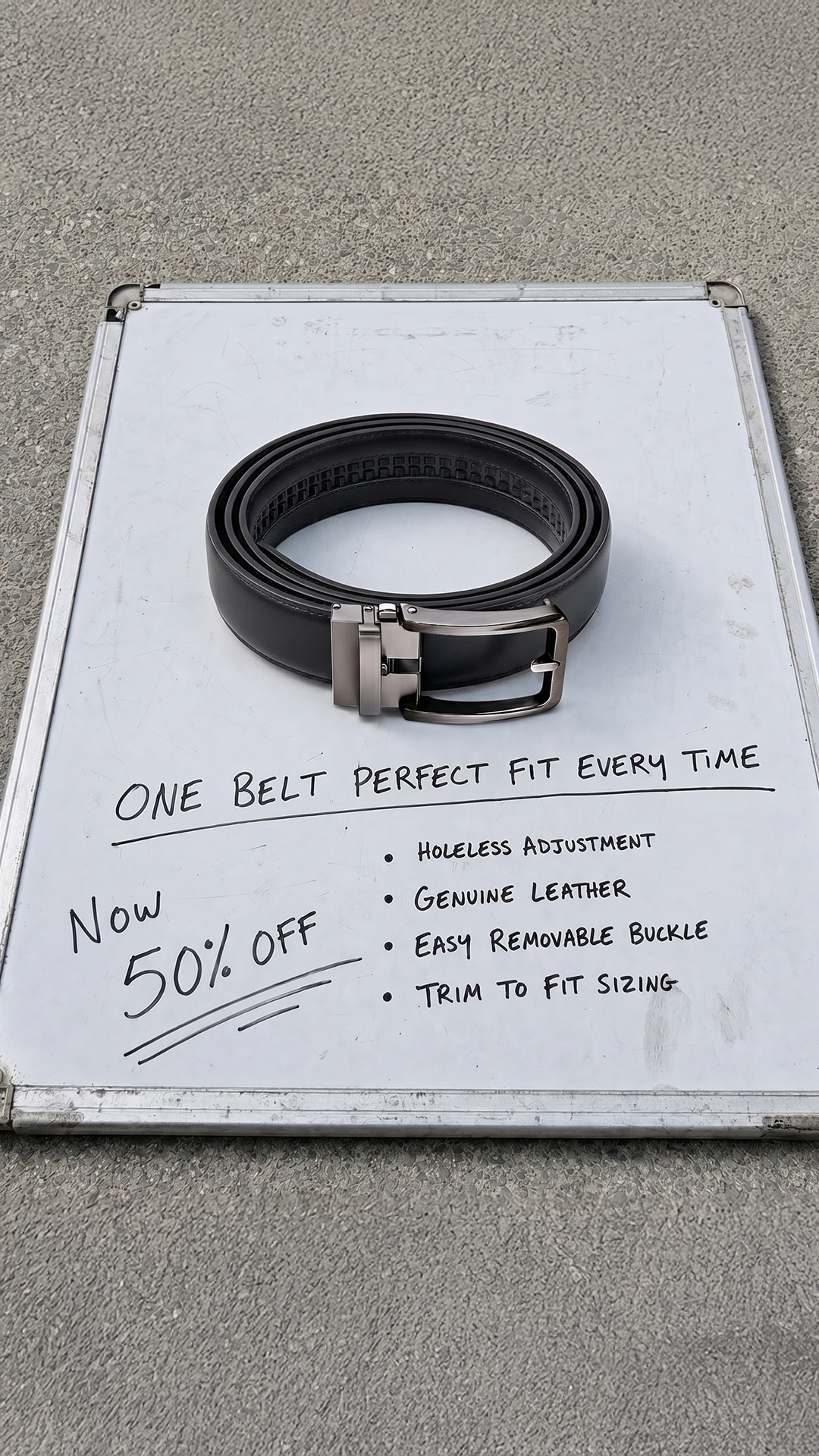 Buckley Belts Facebook ad