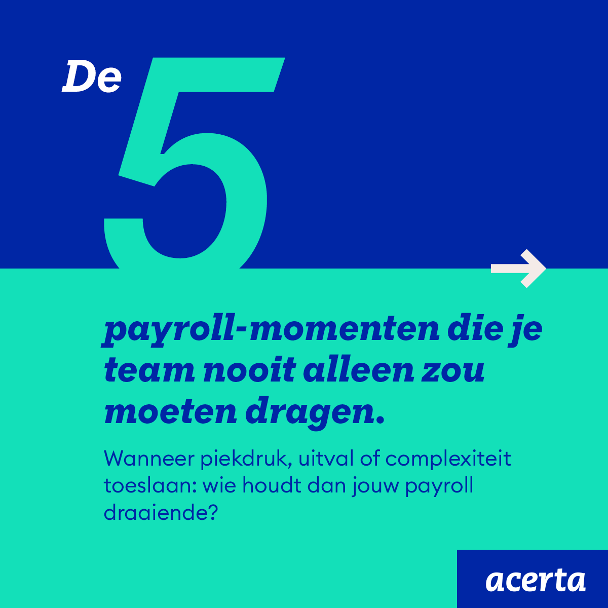 Acerta Facebook ad