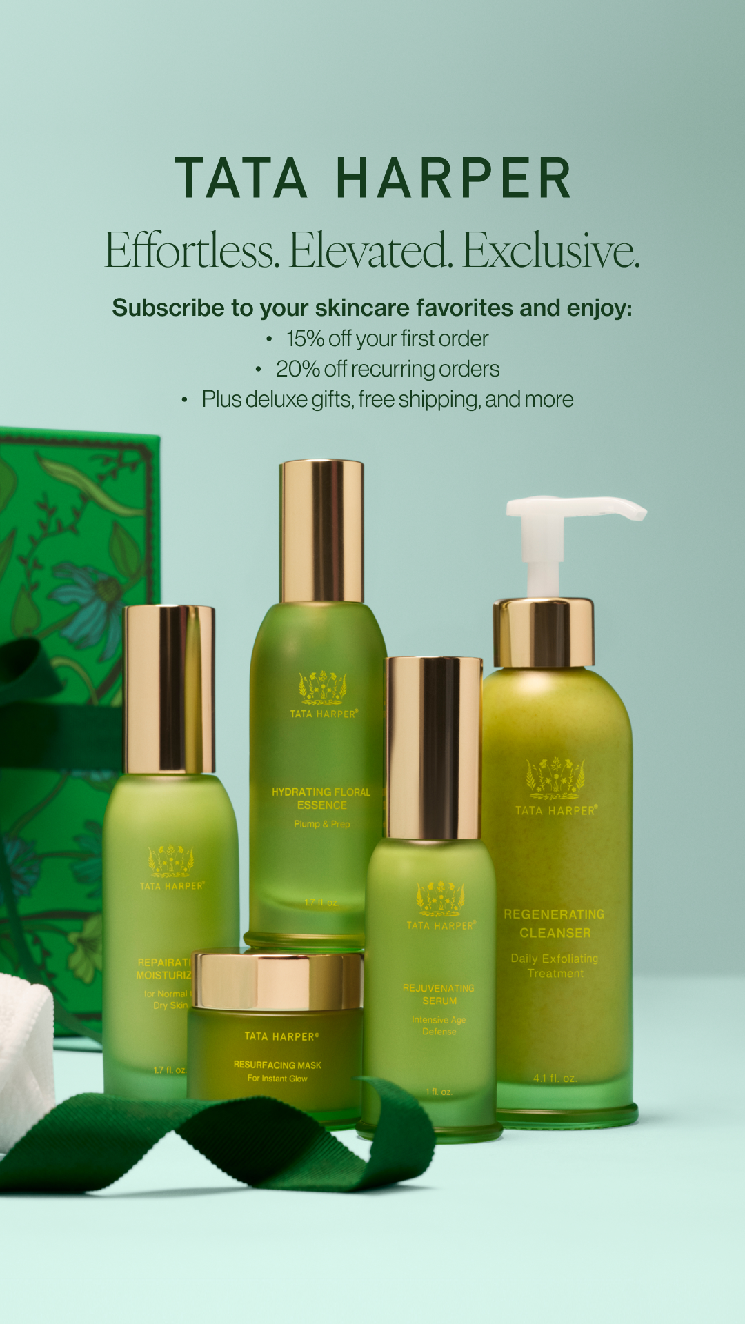 Tata Harper Skincare Facebook ad