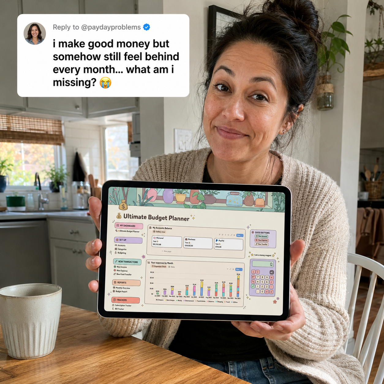 Budget by Steph Facebook ad