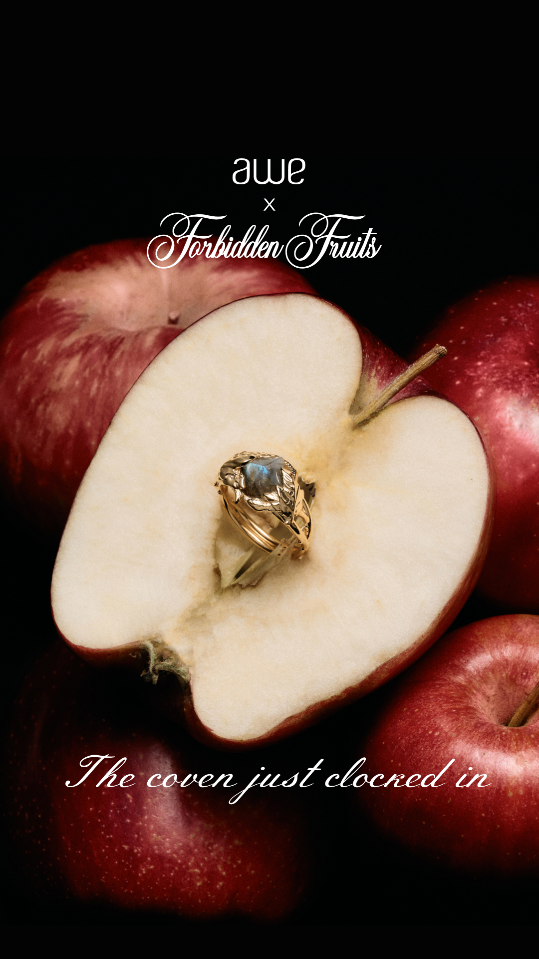 Awe Inspired Facebook ad: AWE x FORBIDDEN FRUITS