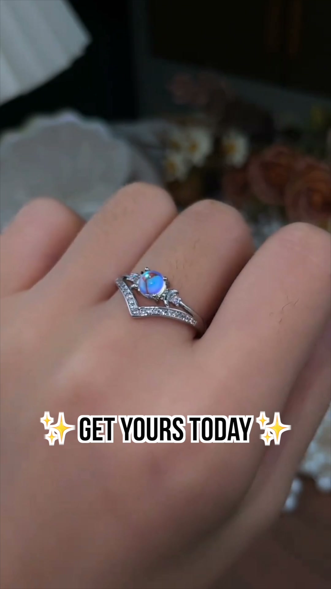 Circle of Love Co. Facebook ad: Protect Your Peace with Moonstone