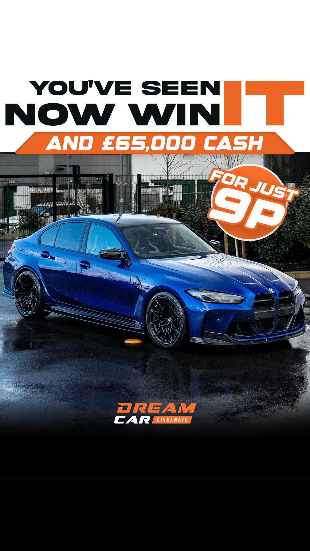 Dream Car Giveaways Facebook ad