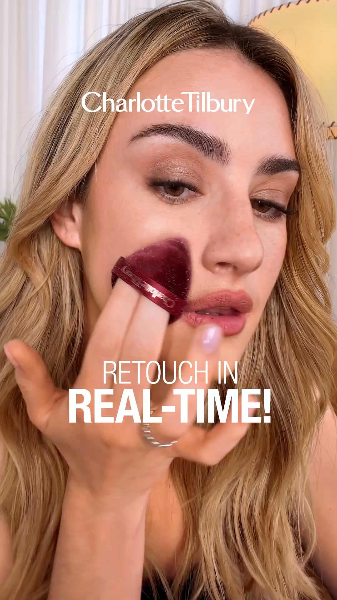 Charlotte Tilbury Facebook ad: NEW AIRBRUSH ICONS!