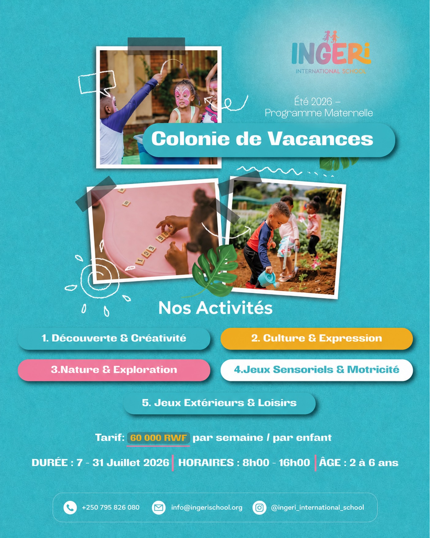 Ingeri International School Facebook ad