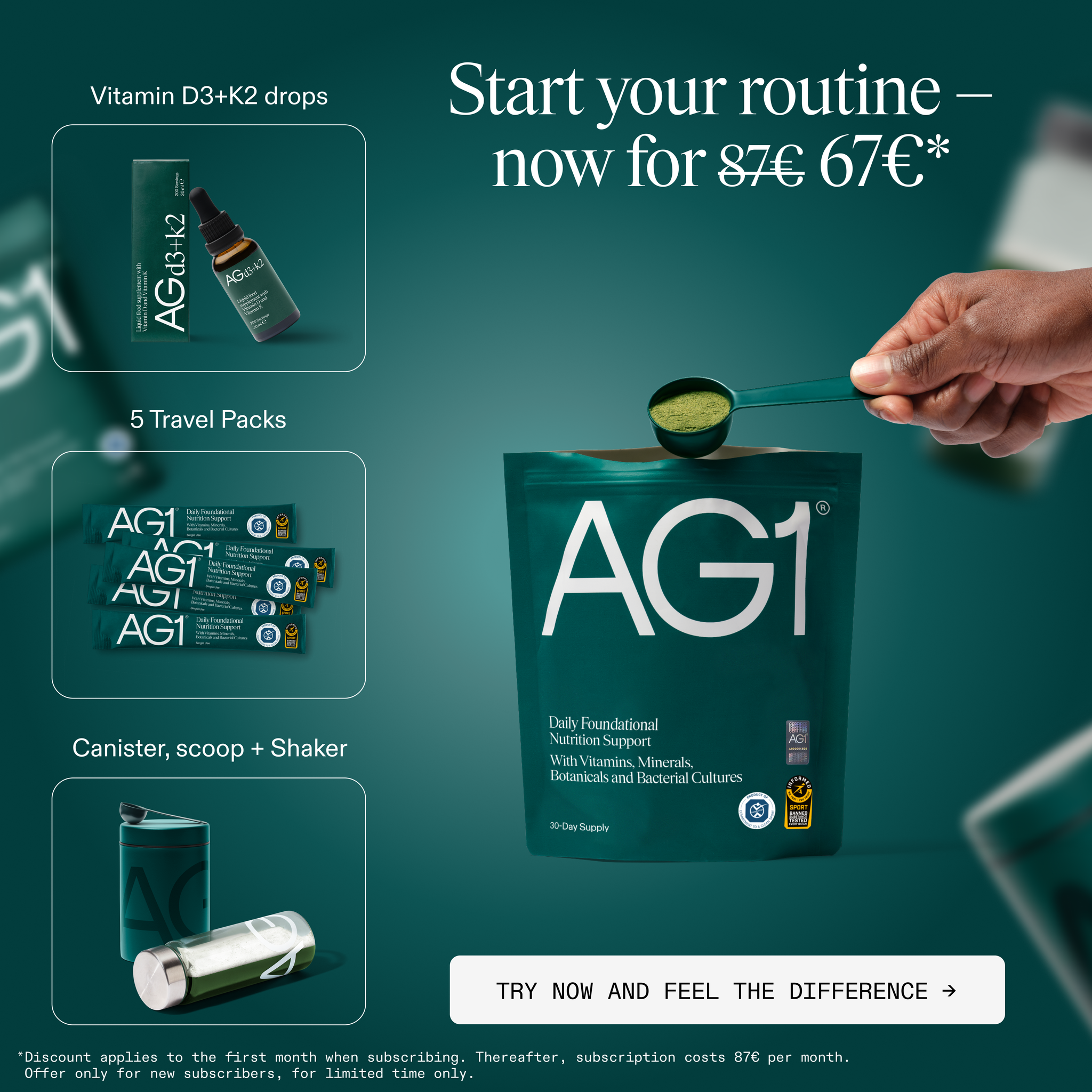 AG1 by Athletic Greens Facebook ad