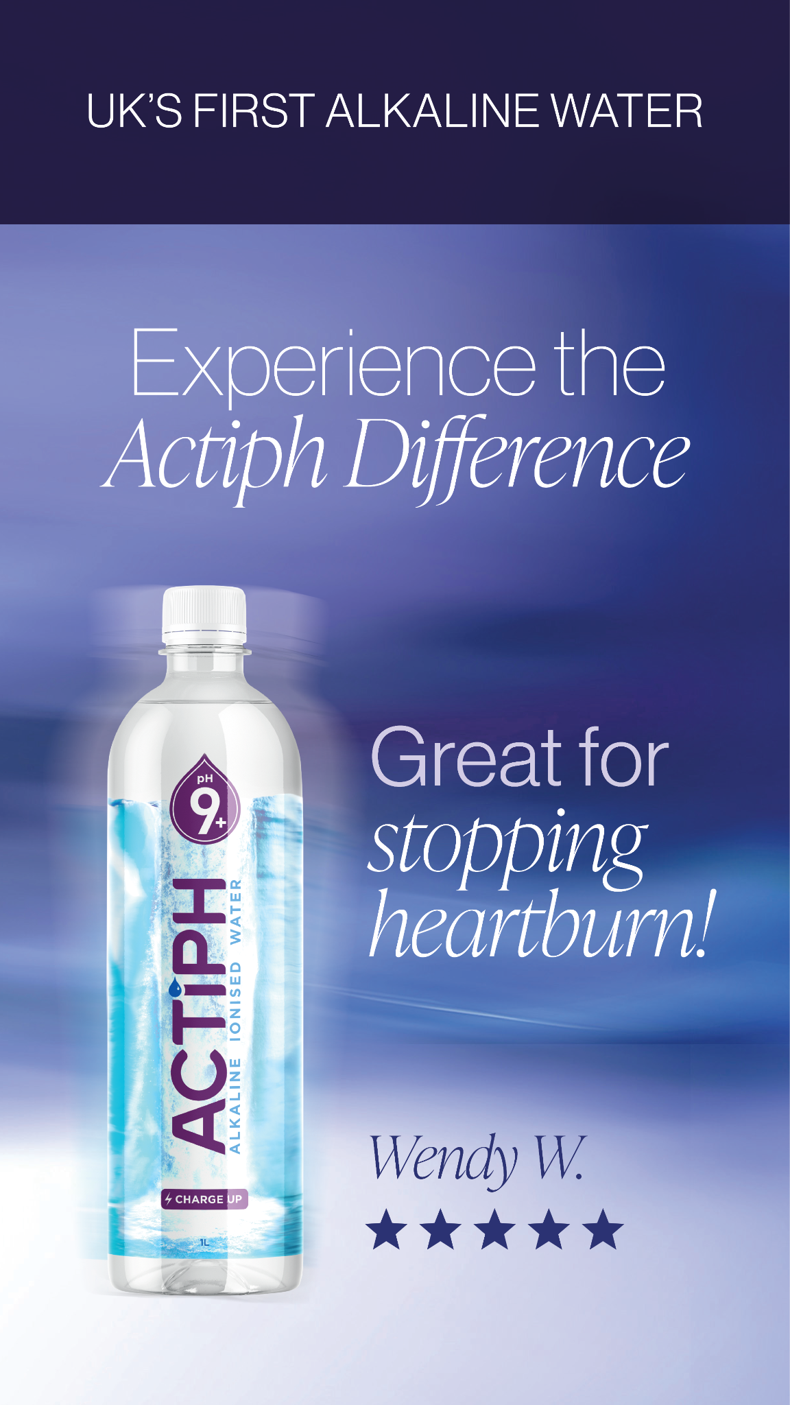 Actiph Water Facebook ad
