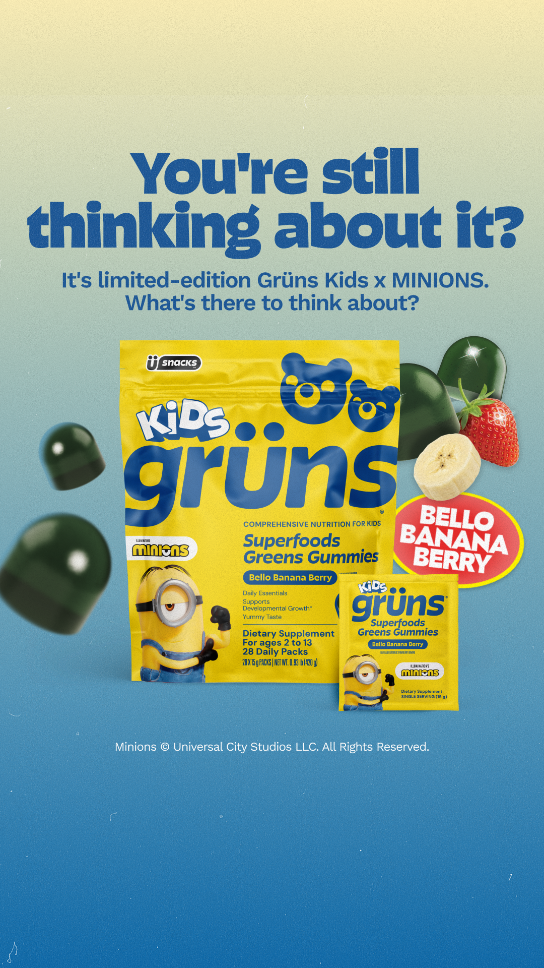 Grüns Kids Facebook ad