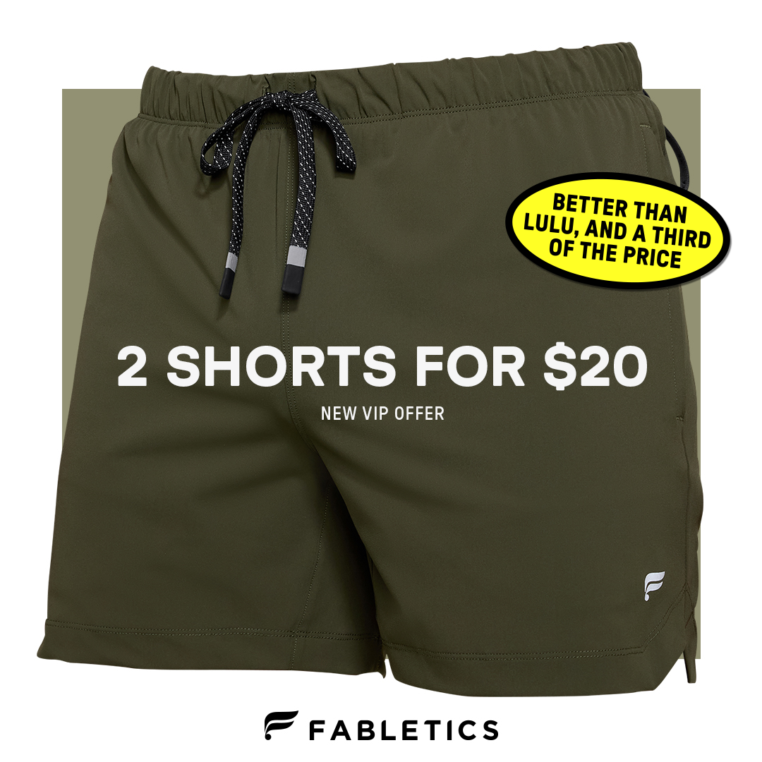 Fabletics Men Facebook ad: What are you waiting for?!