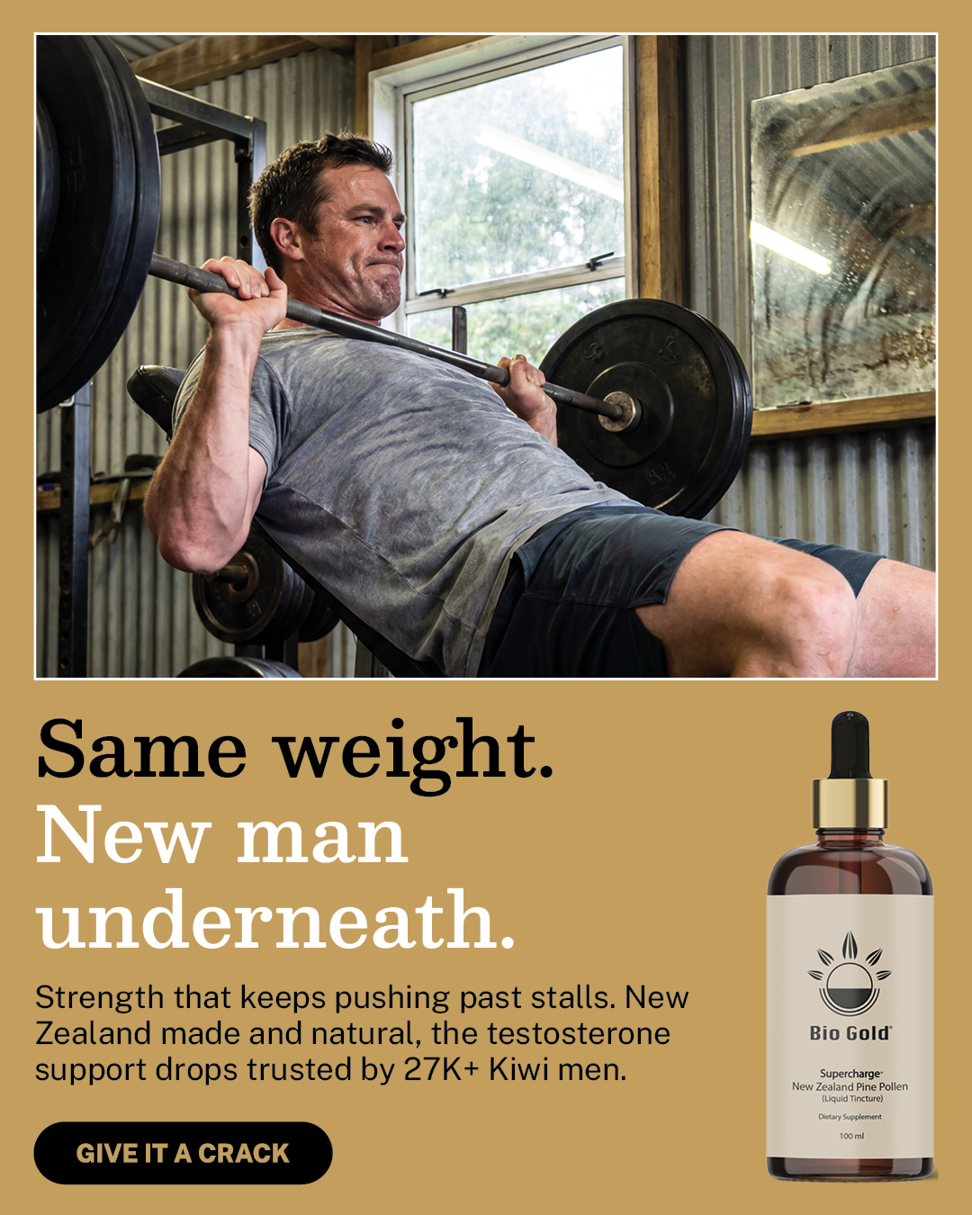 Bio Gold NZ Facebook ad