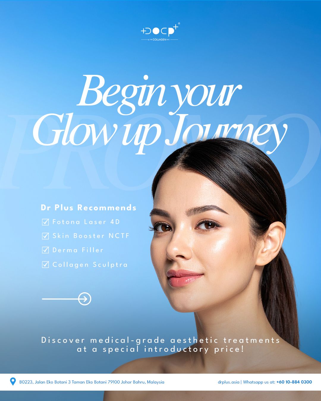 Dr Plus Aesthetic Clinic Johor Bahru Facebook ad