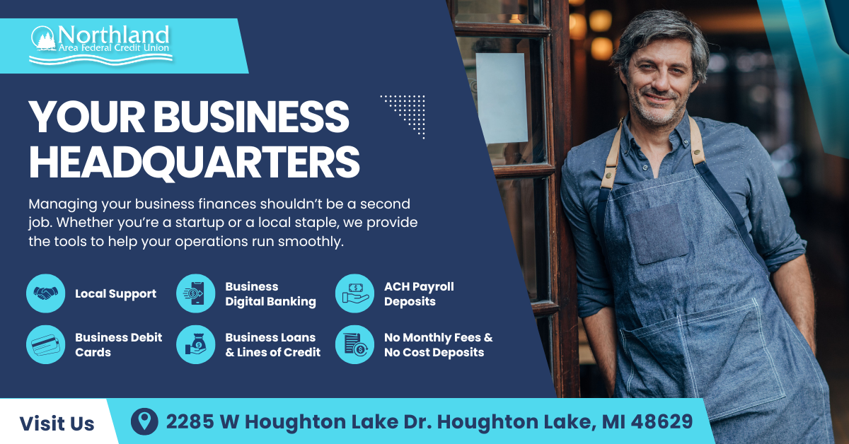 Northland Area Federal Credit Union Facebook ad: Your Business HQ
