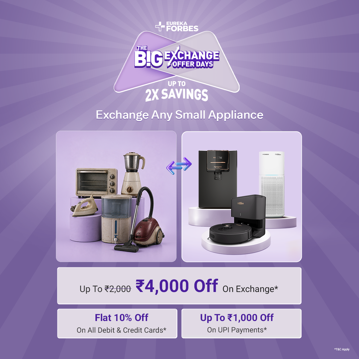 Eureka Forbes Facebook ad