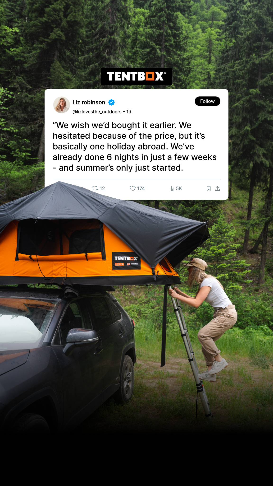 TentBox Facebook ad from Jun 15, 2026