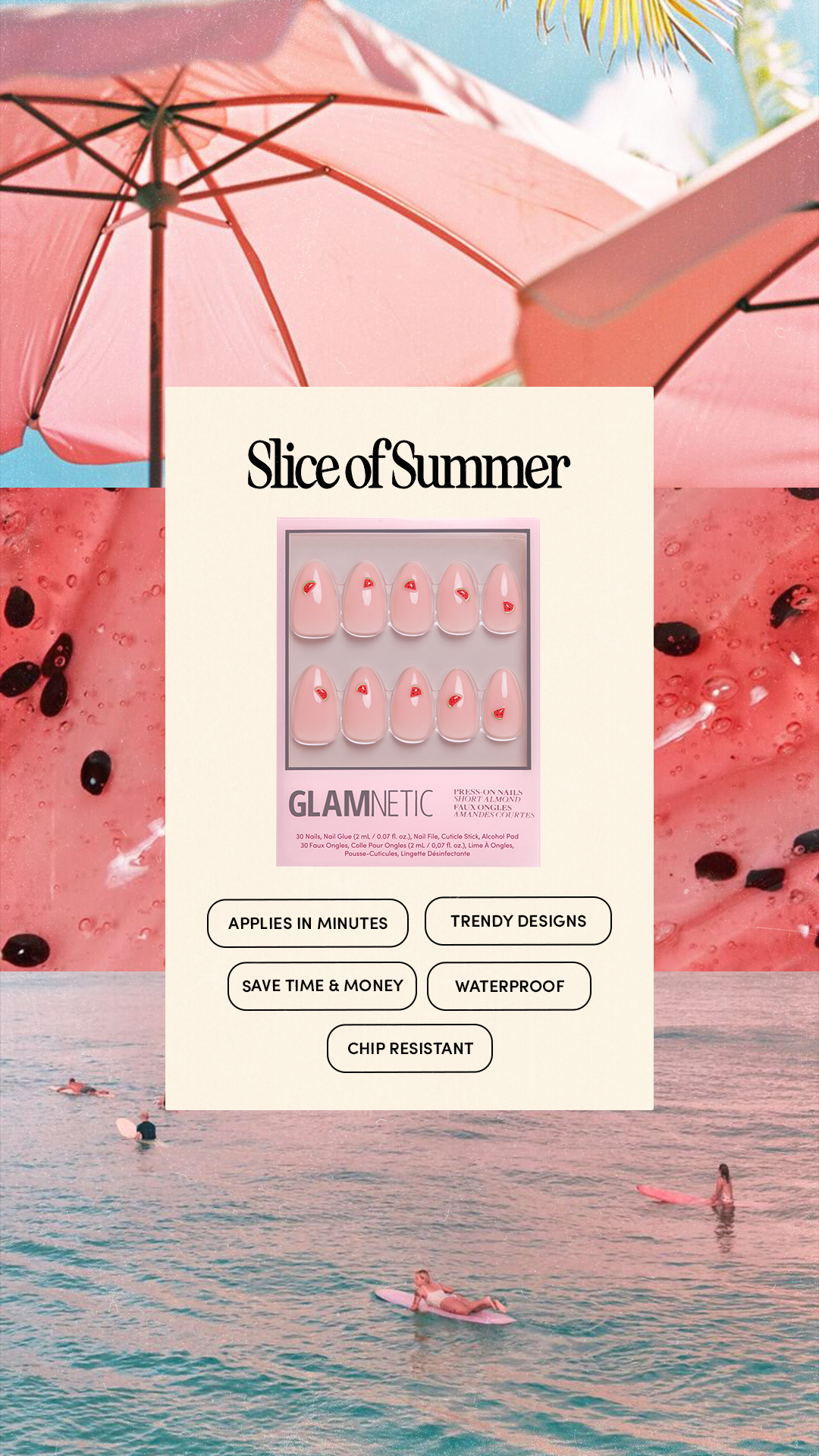 Glamnetic Facebook ad