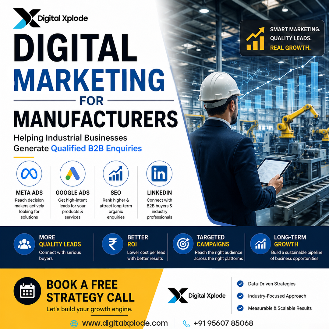 Digital Xplode Facebook ad: Generate Qualified B2B Enquiries