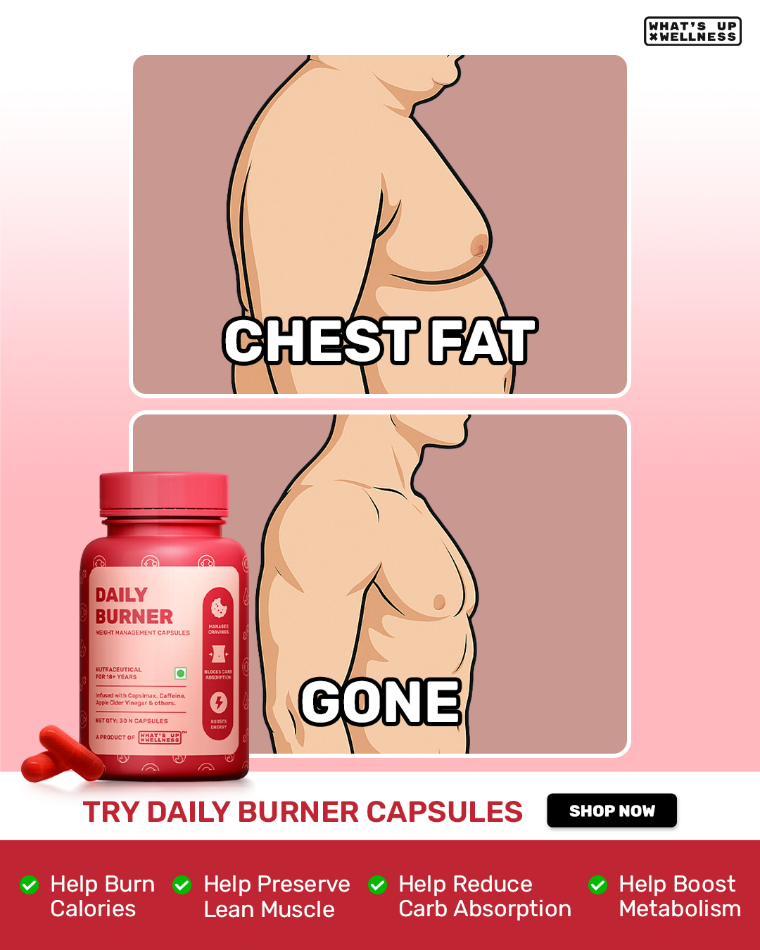 What's Up Wellness Facebook ad