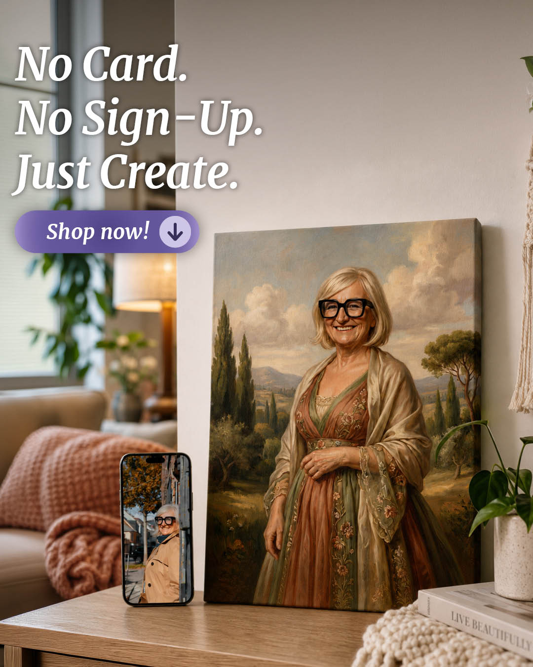 Turn Me Royal Facebook ad