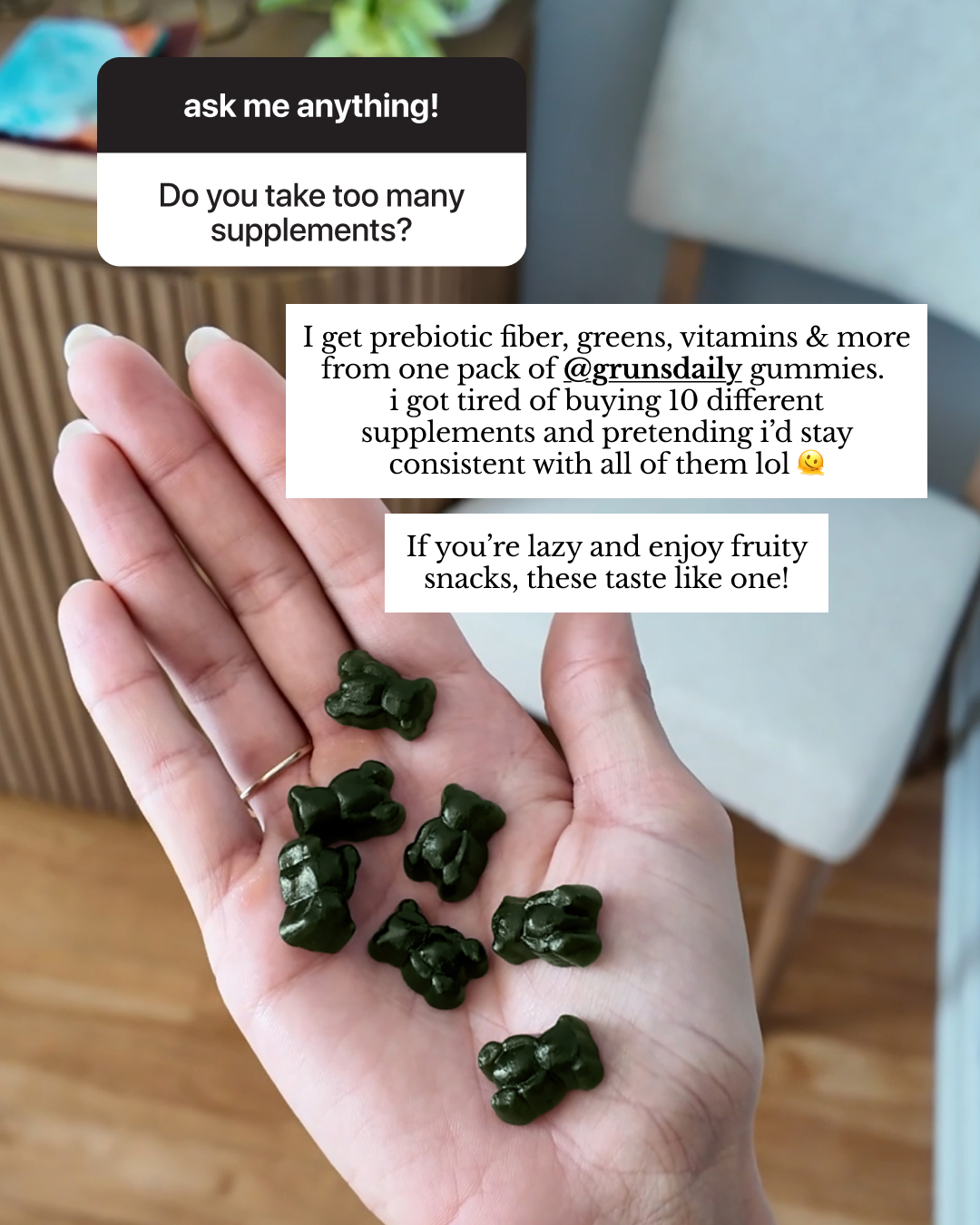 Grüns Facebook ad