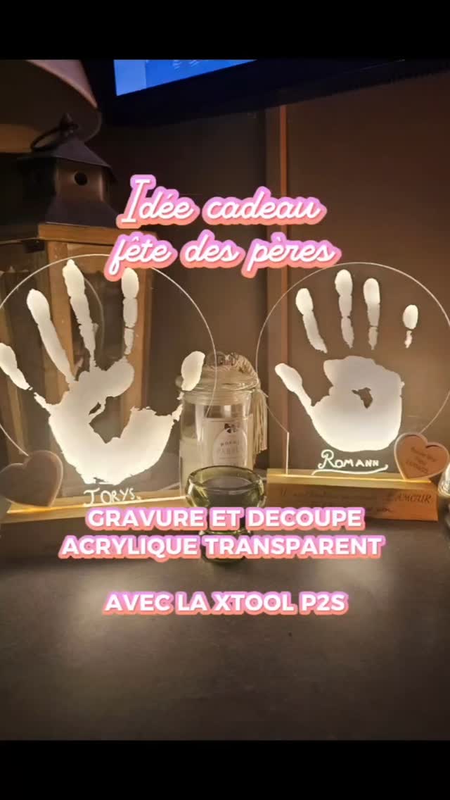 xTool Facebook ad: Cette année, pour la fête des papas, j’ai…