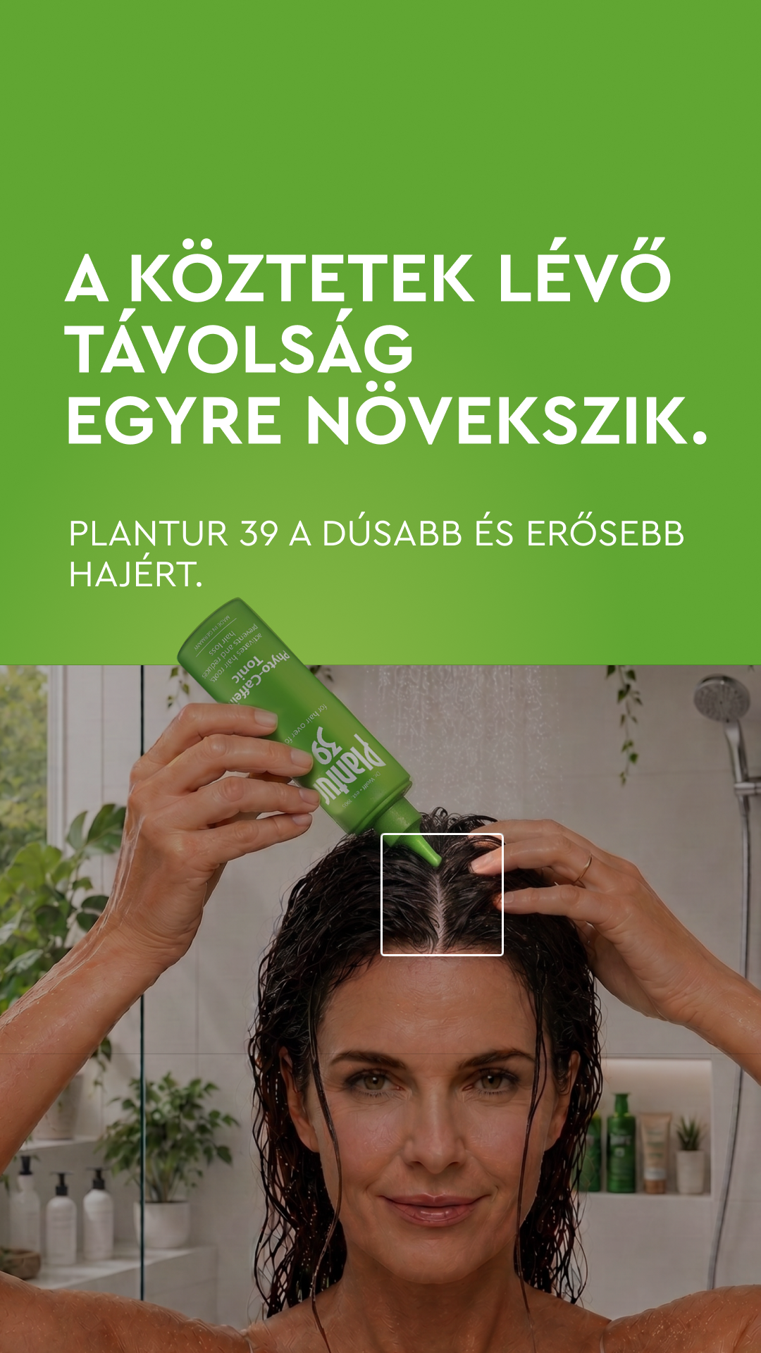 Plantur Facebook ad: A dúsabb és teltebb hajért