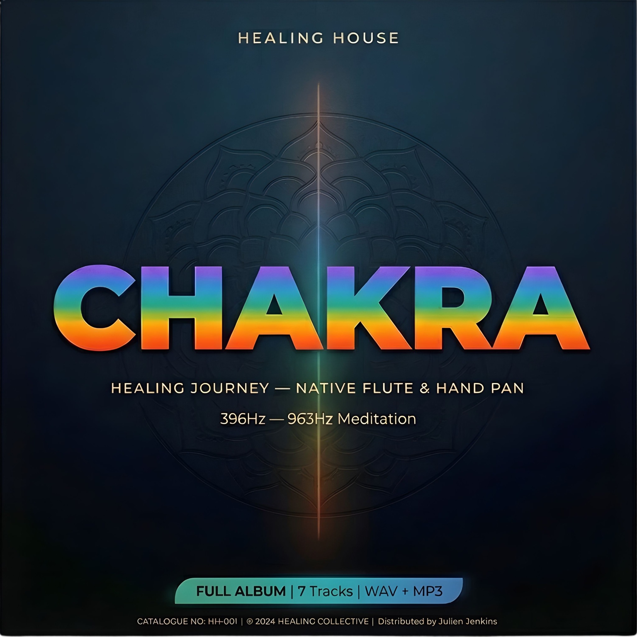 Julian Jenkins Facebook ad: Chakra Healing Journey, 7 Tracks, £7