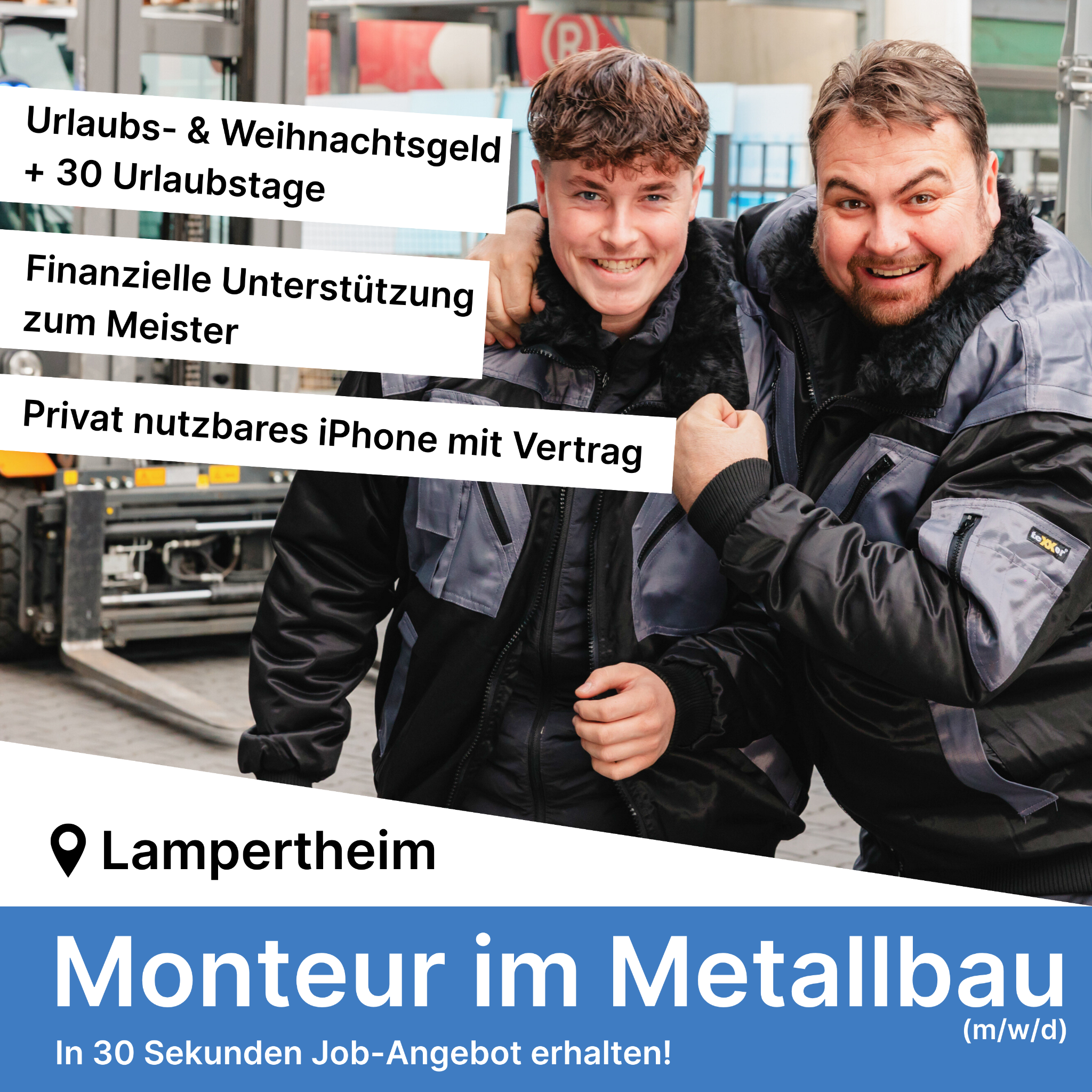 Candidate Flow Metallbau Jobs Facebook ad