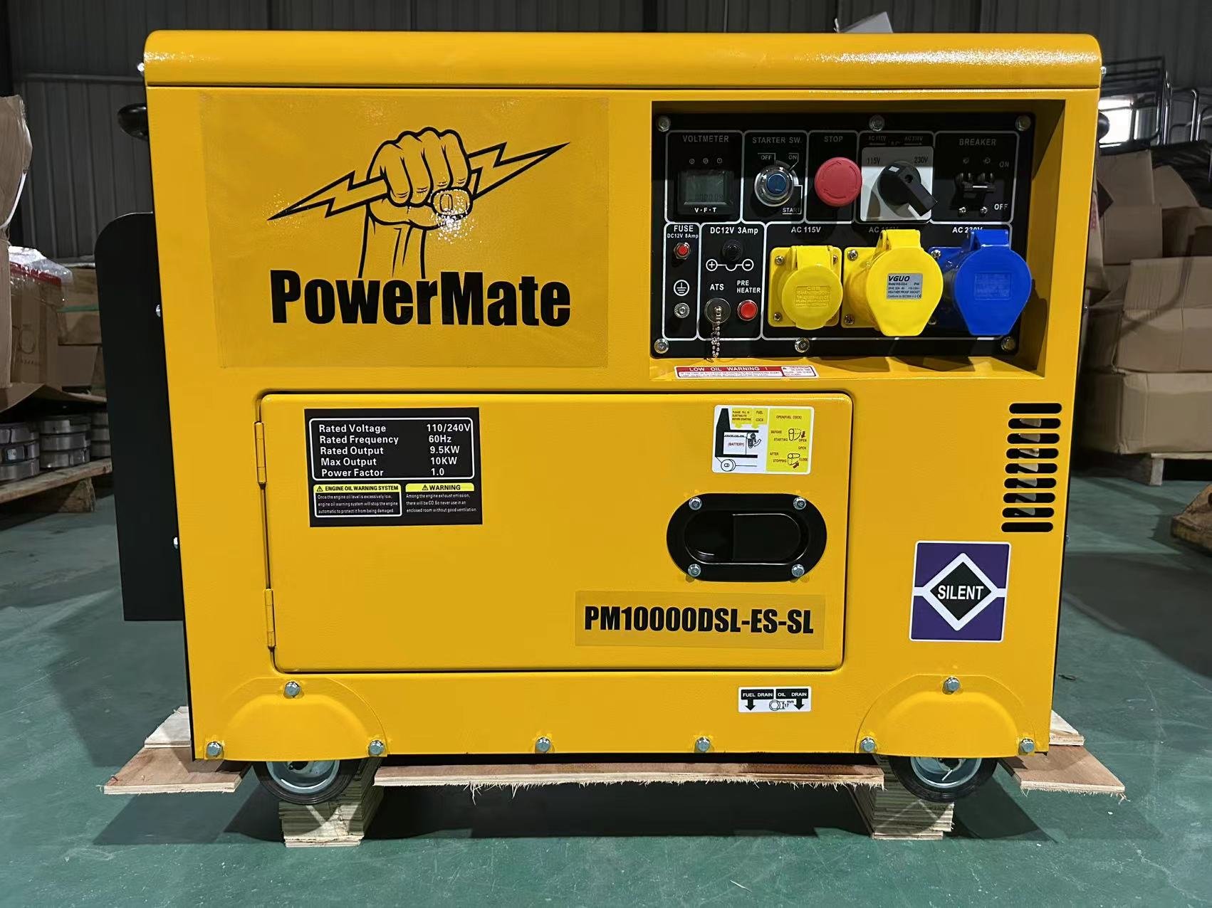 Mary Gilfillan Facebook ad: 10kVA Silent Diesel Site Generator, 110V/240V Site Power…