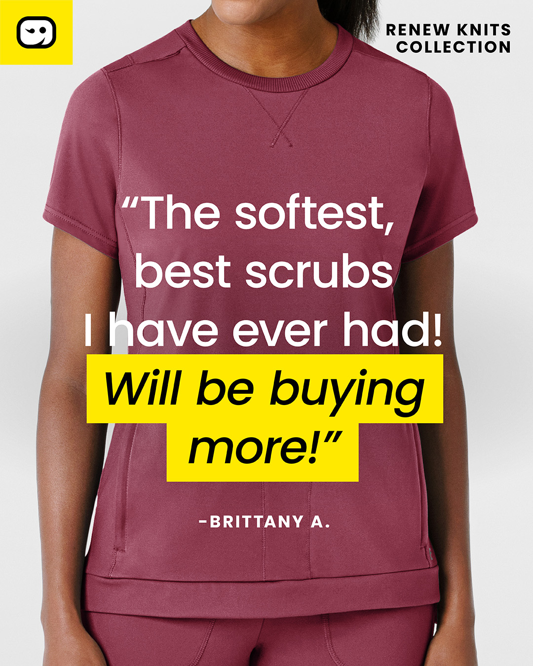 Wink Scrubs Facebook ad