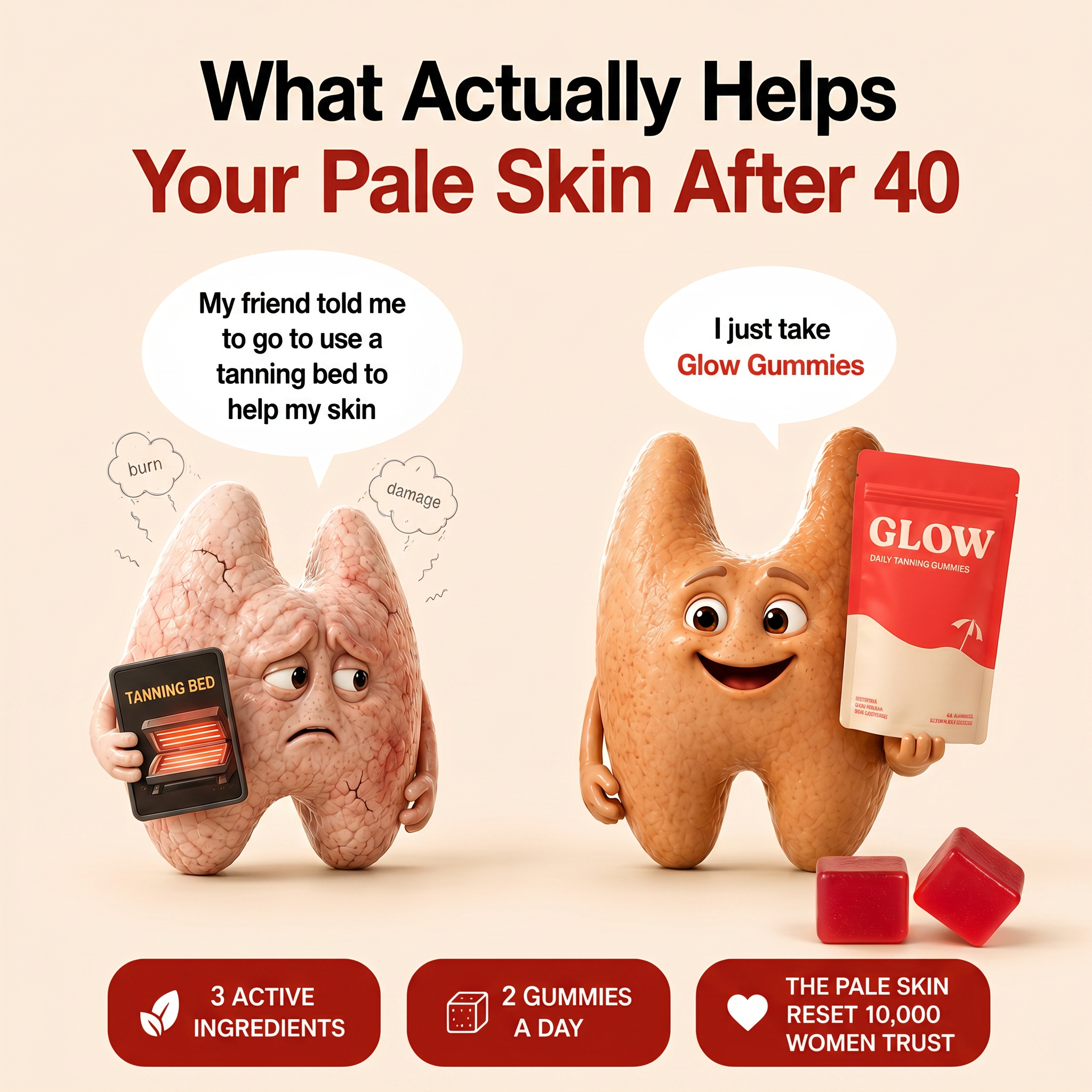 Glow Gummies Facebook ad