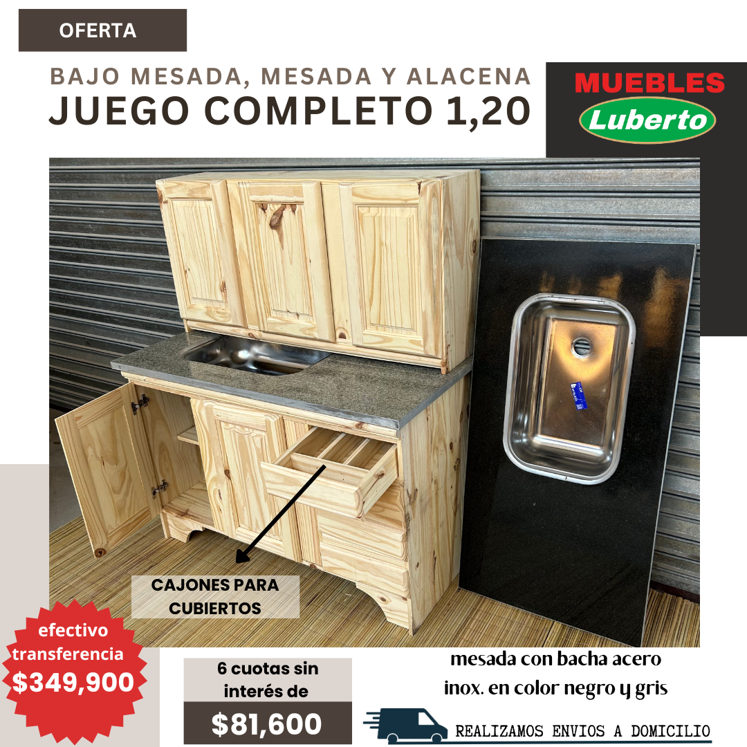 Muebles Luberto Mar del Plata Facebook ad from May 7, 2026