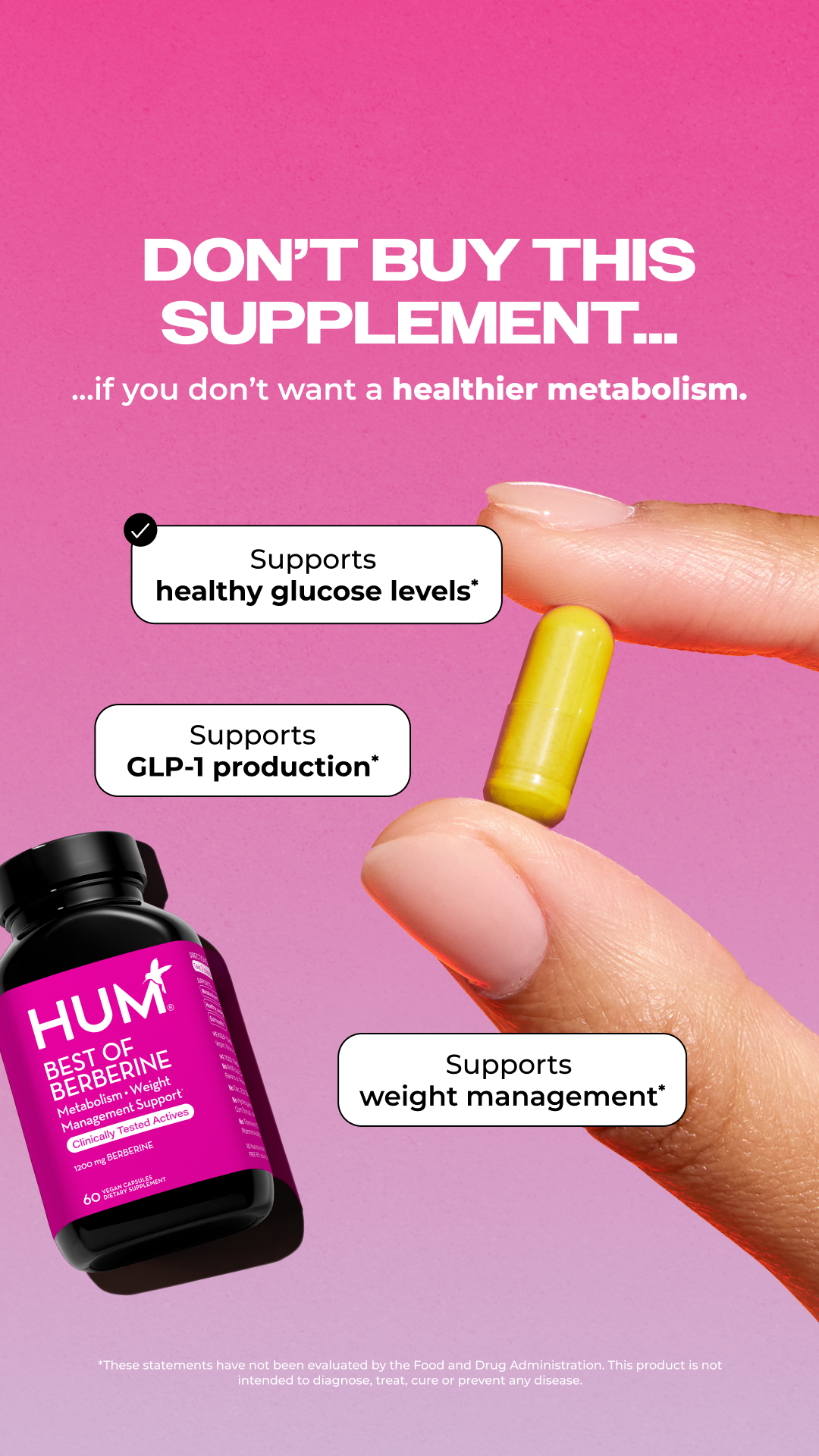 HUM Nutrition Facebook ad