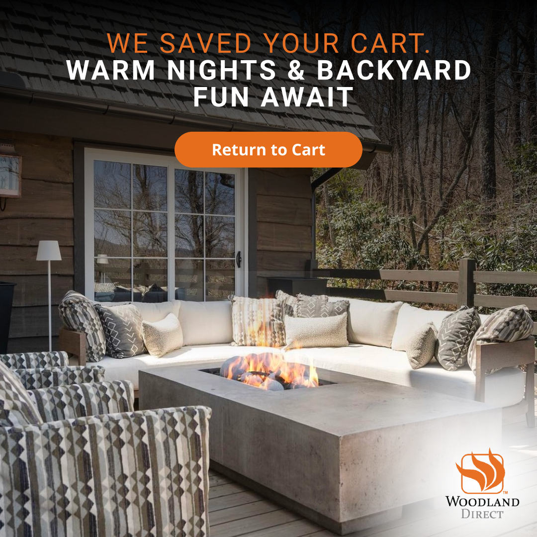 Woodland Direct Facebook ad: Warm Nights & Backyard Fun Await