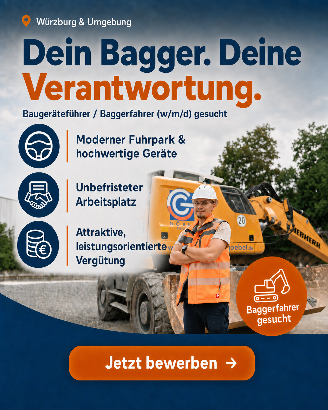 Firmengruppe Göbel Heidingsfeld Würzburg Facebook ad from Jul 30, 2026