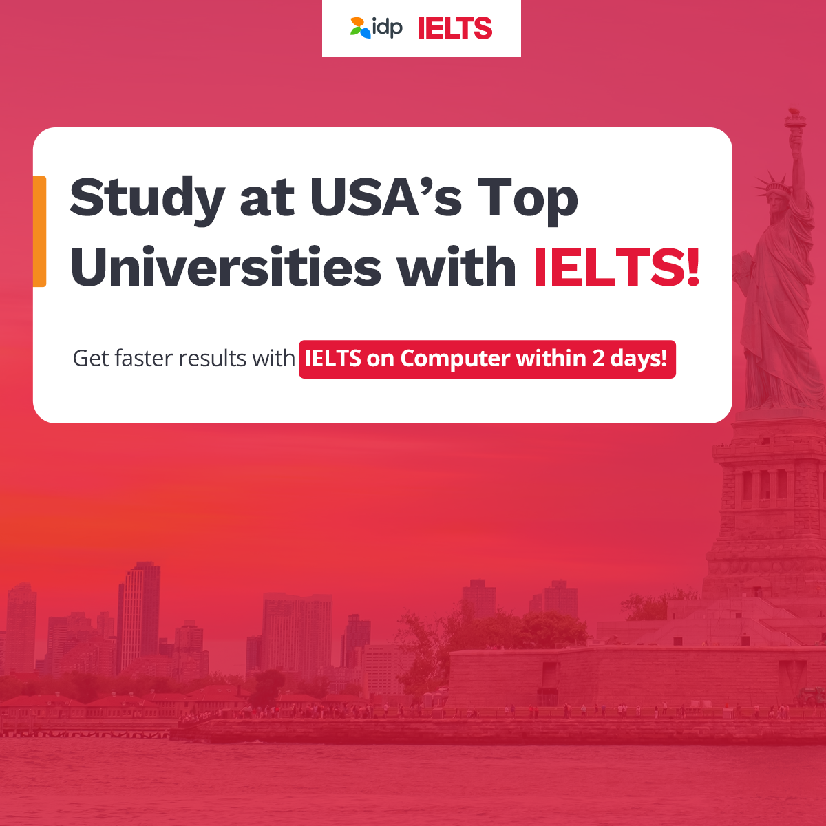 IELTS Essentials from IDP Facebook ad