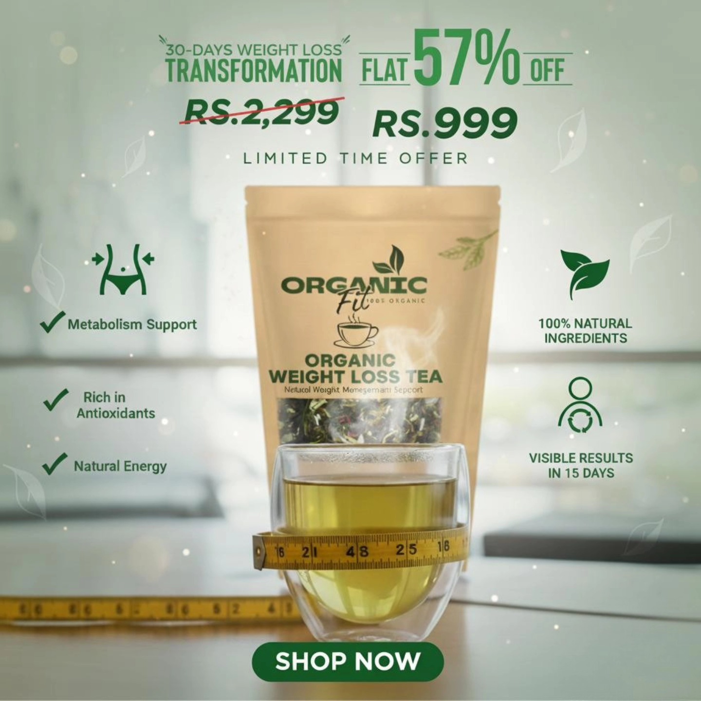 Organic Fit  Facebook ad