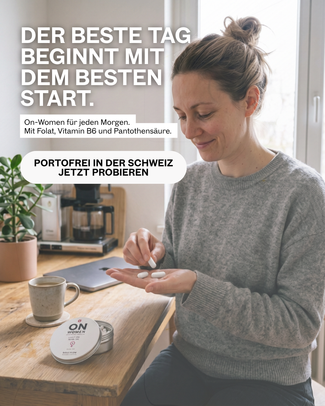 ONOFF Facebook ad: Dein bester Start in den Tag