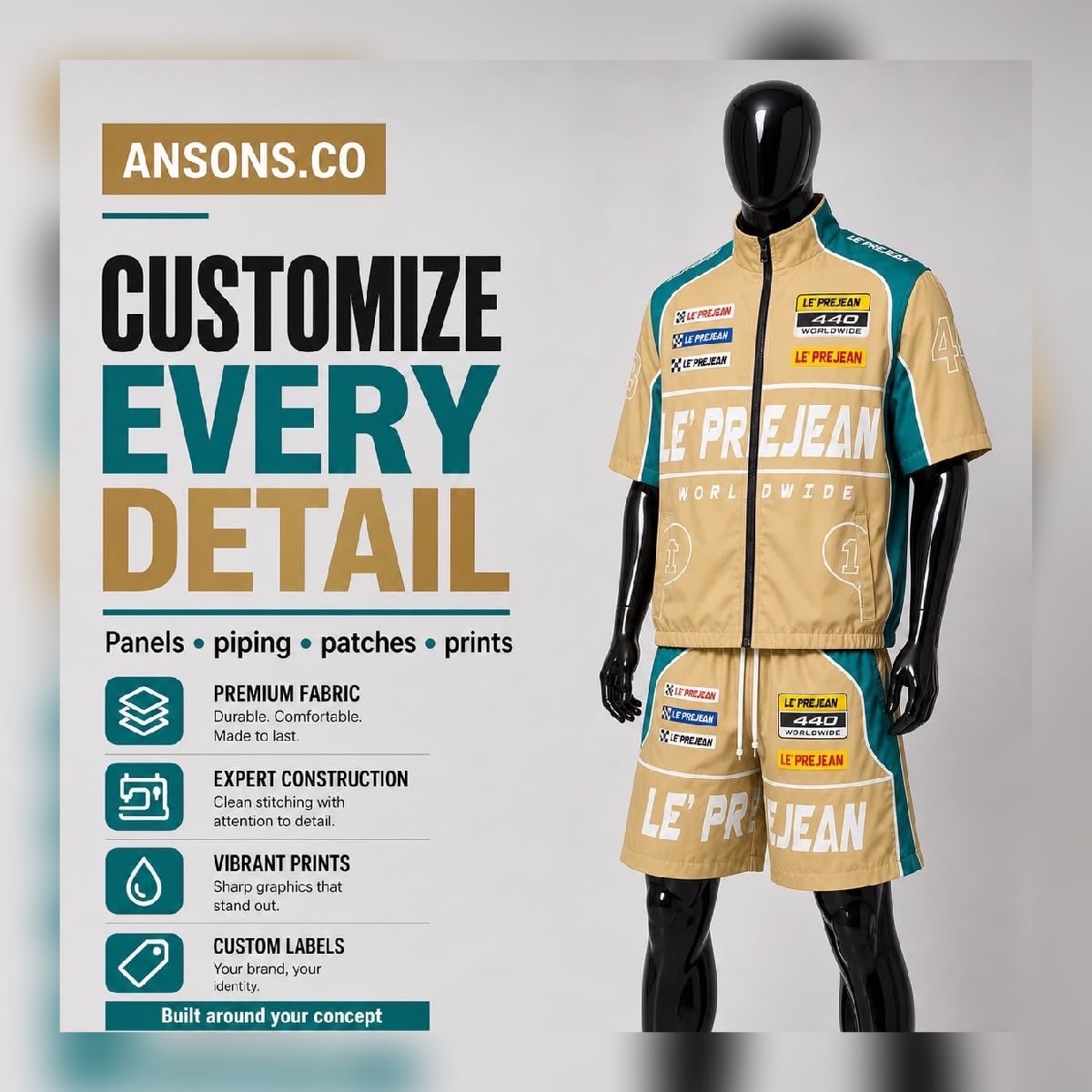 Custom Products Facebook ad