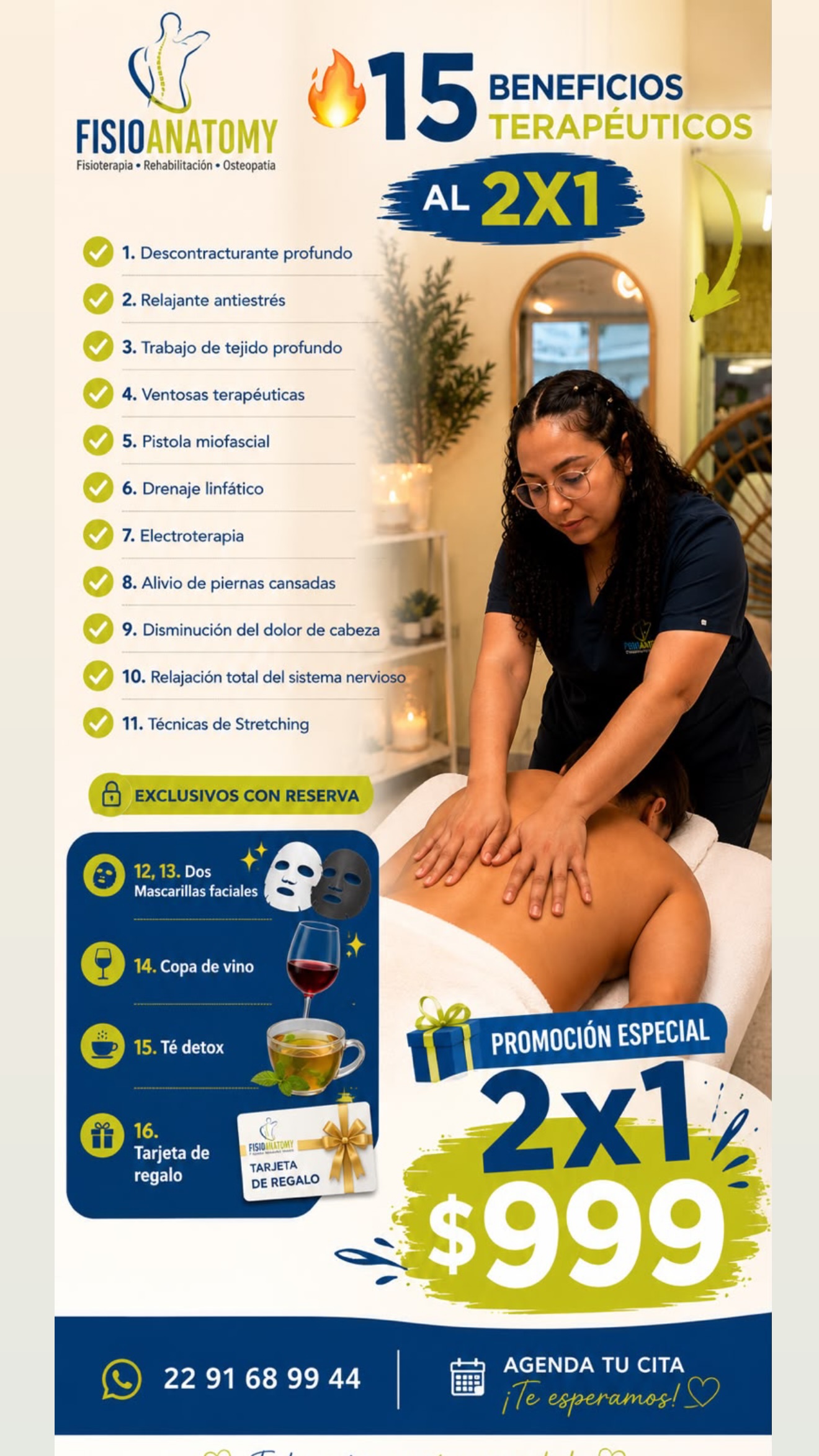 Fisioanatomy Clinic Facebook ad: Chatea con nosotros