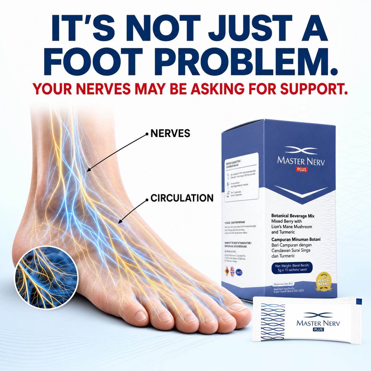 Master Nerv - Daily Nerve Health Support Facebook ad