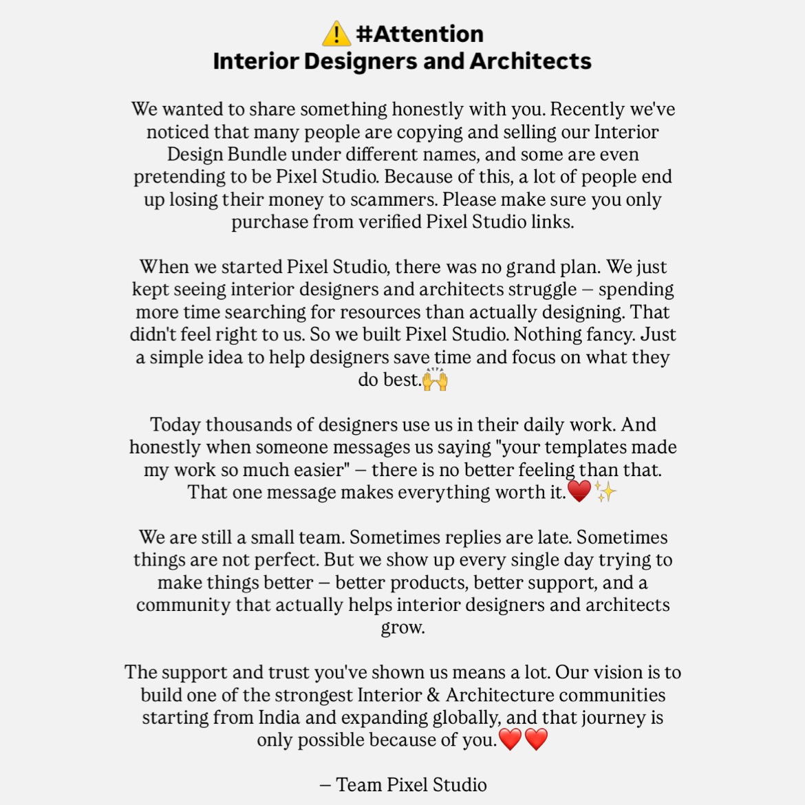 Pixel Studio Facebook ad