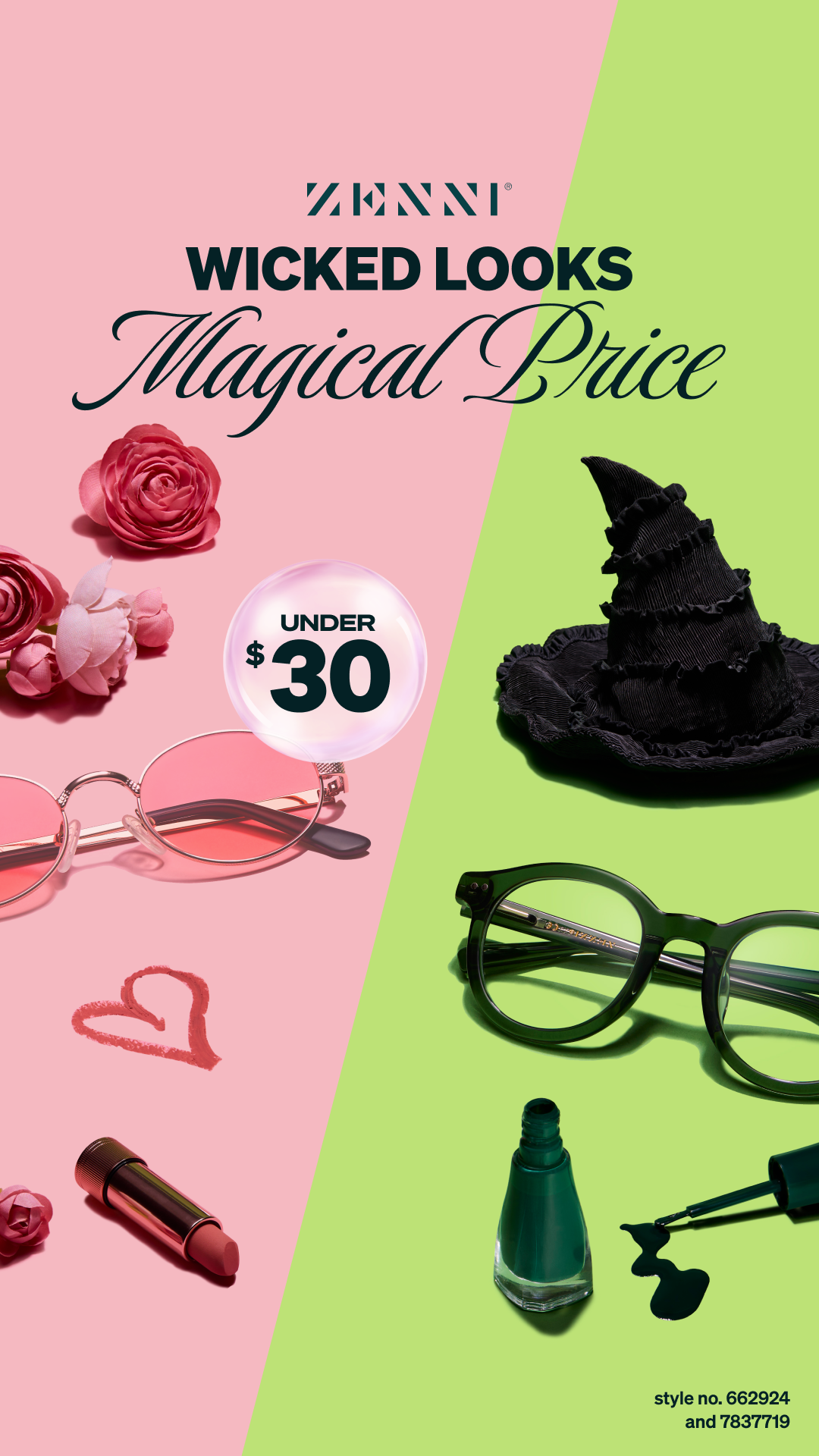 Zenni Optical Facebook ad