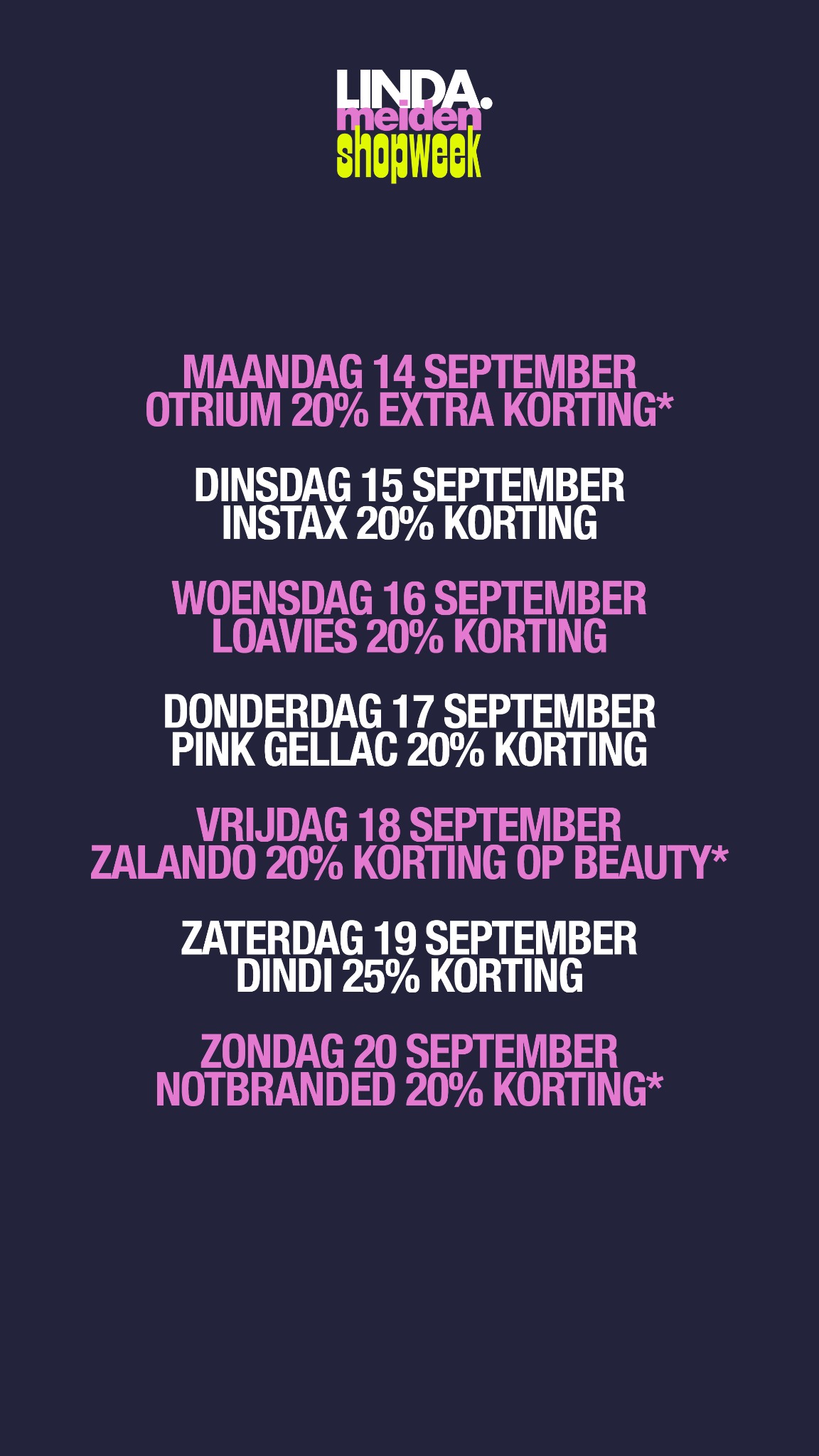 LINDA.meiden Facebook ad: LINDA.meiden Shopweek