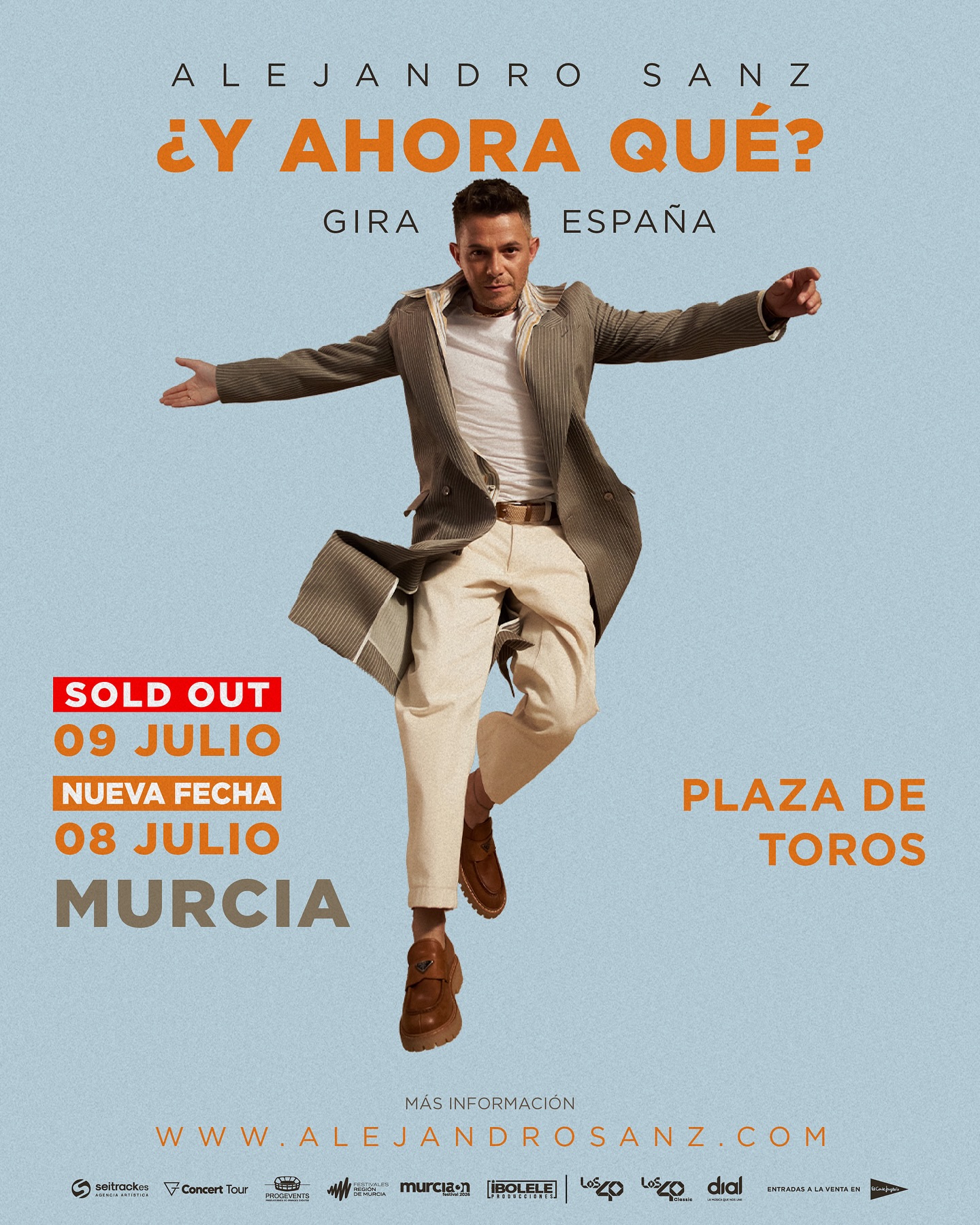 Murcia On Facebook ad: Concierto Alejandro Sanz - ¿Y Ahora Qué? | Entradas El…